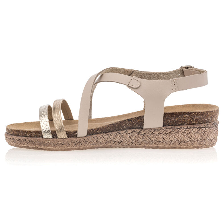 Sandales / nu-pieds Femme Beige