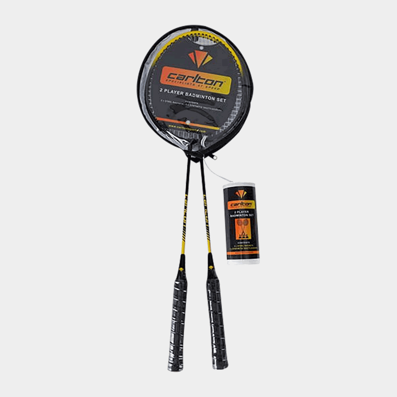 2 Player Set, badmintonsett - Svart