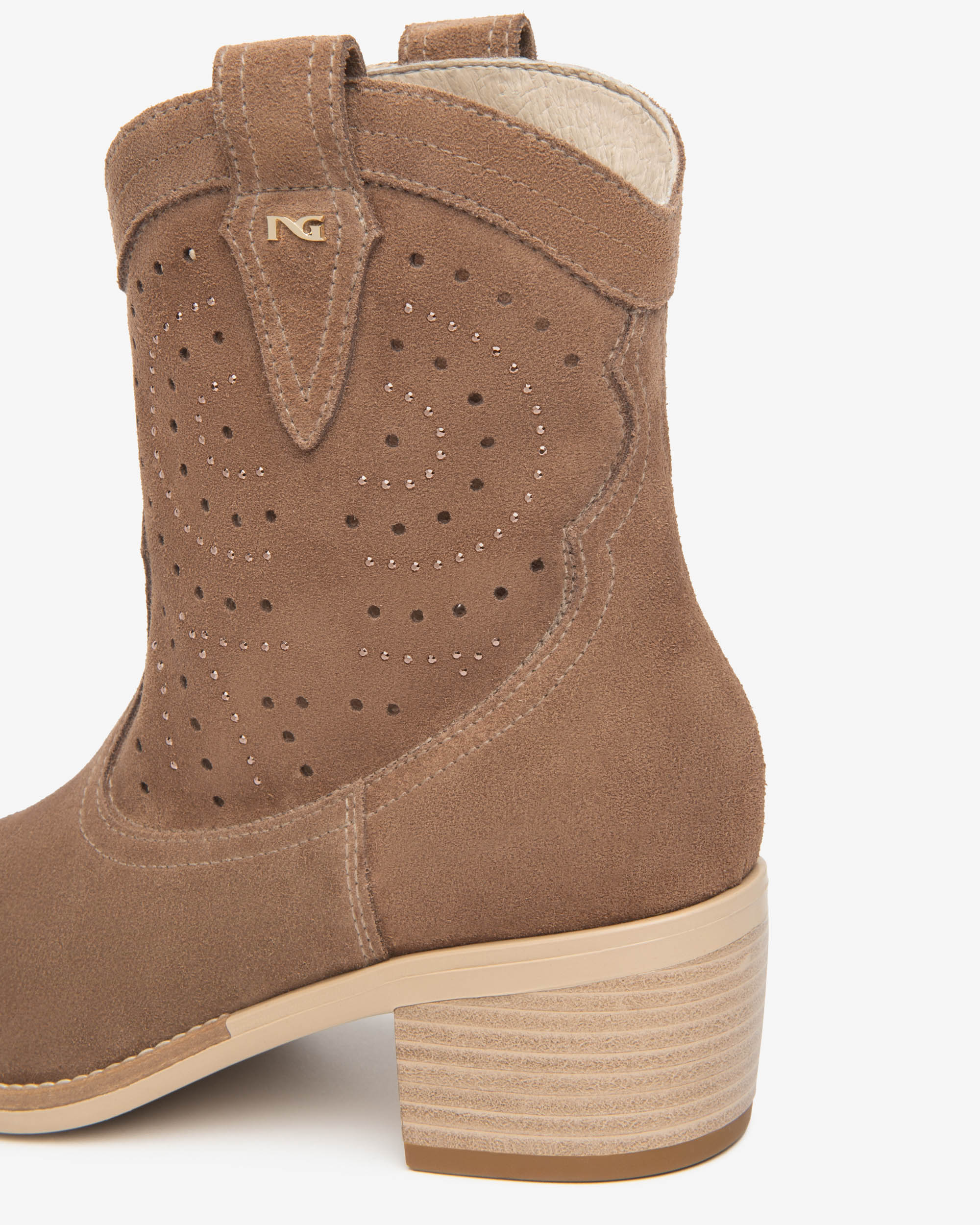  Damen-Wildlederstiefeletten