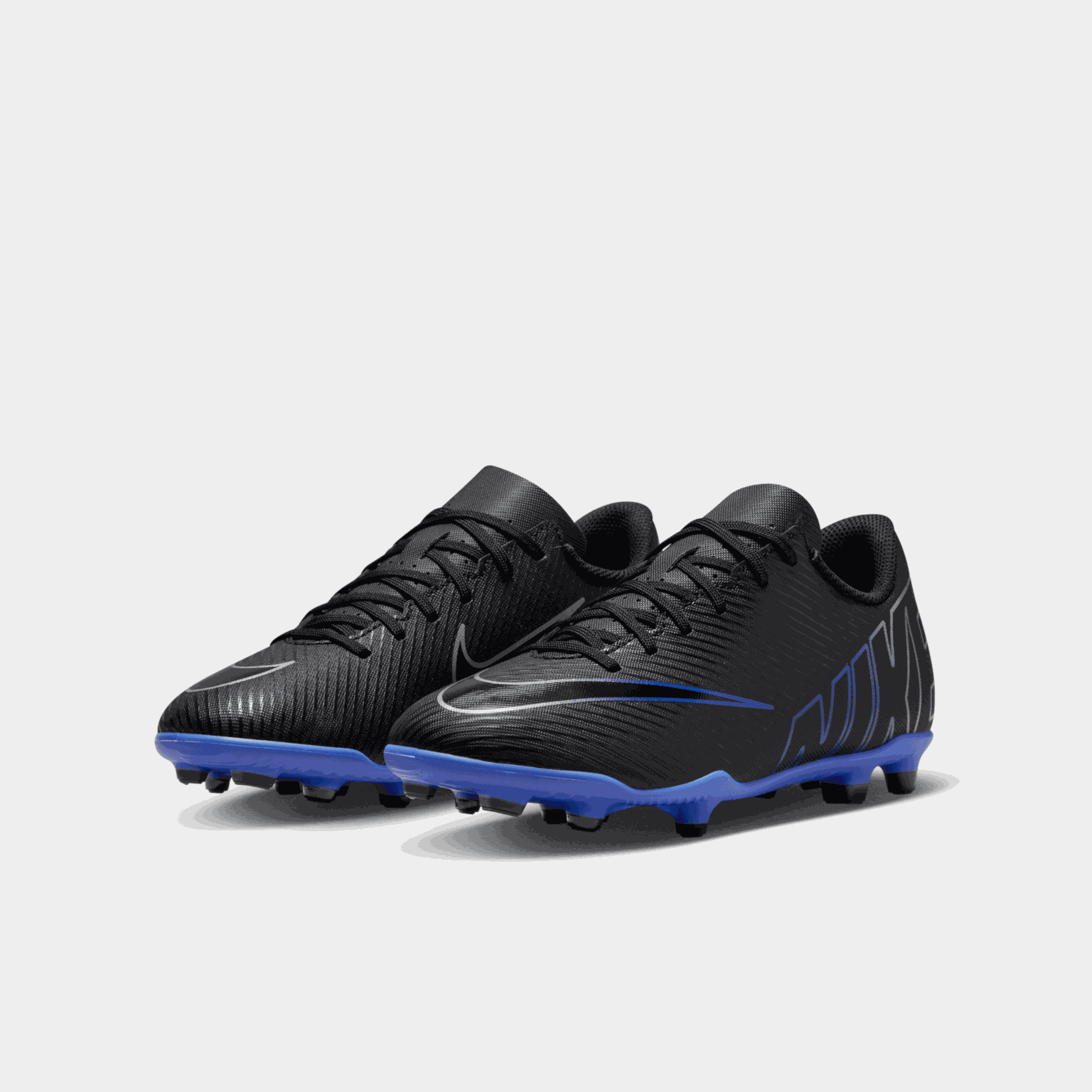 Mercurial Vapor 15 Club MG, fotballsko gress og kunstgress, junior - Svart