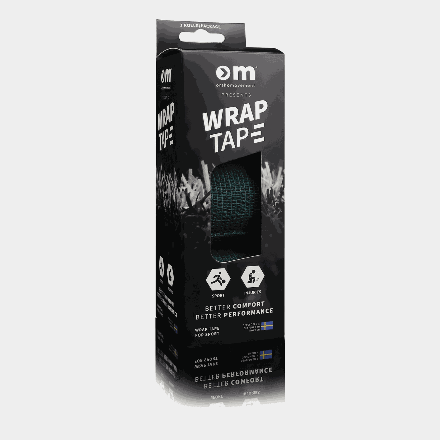 Wrap Tape 3 Pack, fotballteip - Grønn
