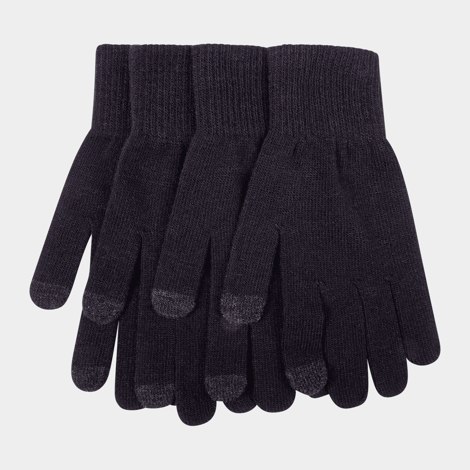  Mănuși Rosnos SmartTouch, pachet de 2, unisex – negre