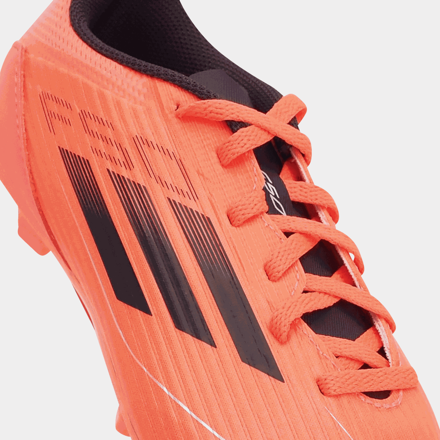 F50 League FG/MG Q4 24 Junior voetbalschoenen voor natuurgras en kunstgras - Rood