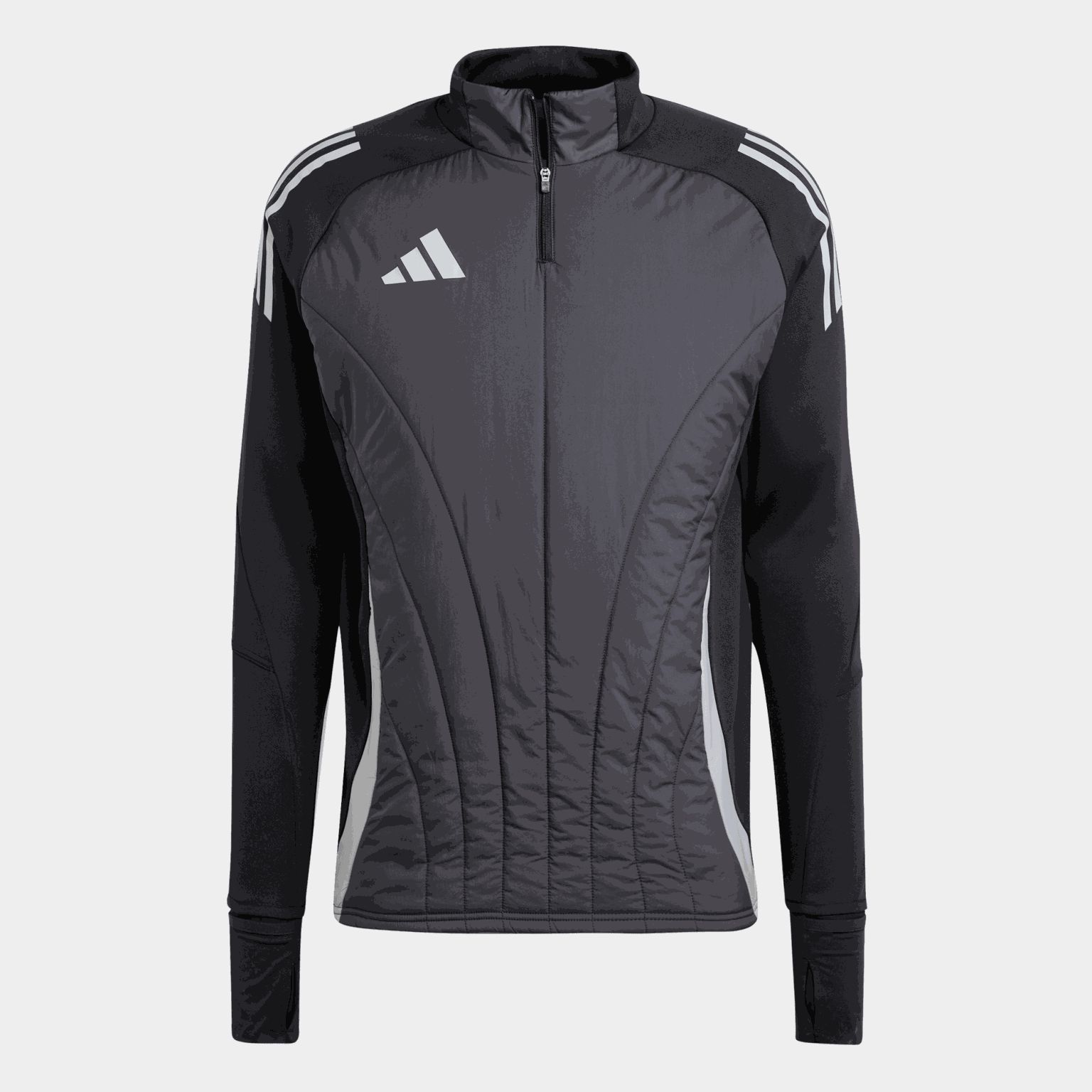Camisa de futebol de inverno masculina Tiro24 Competition - preta