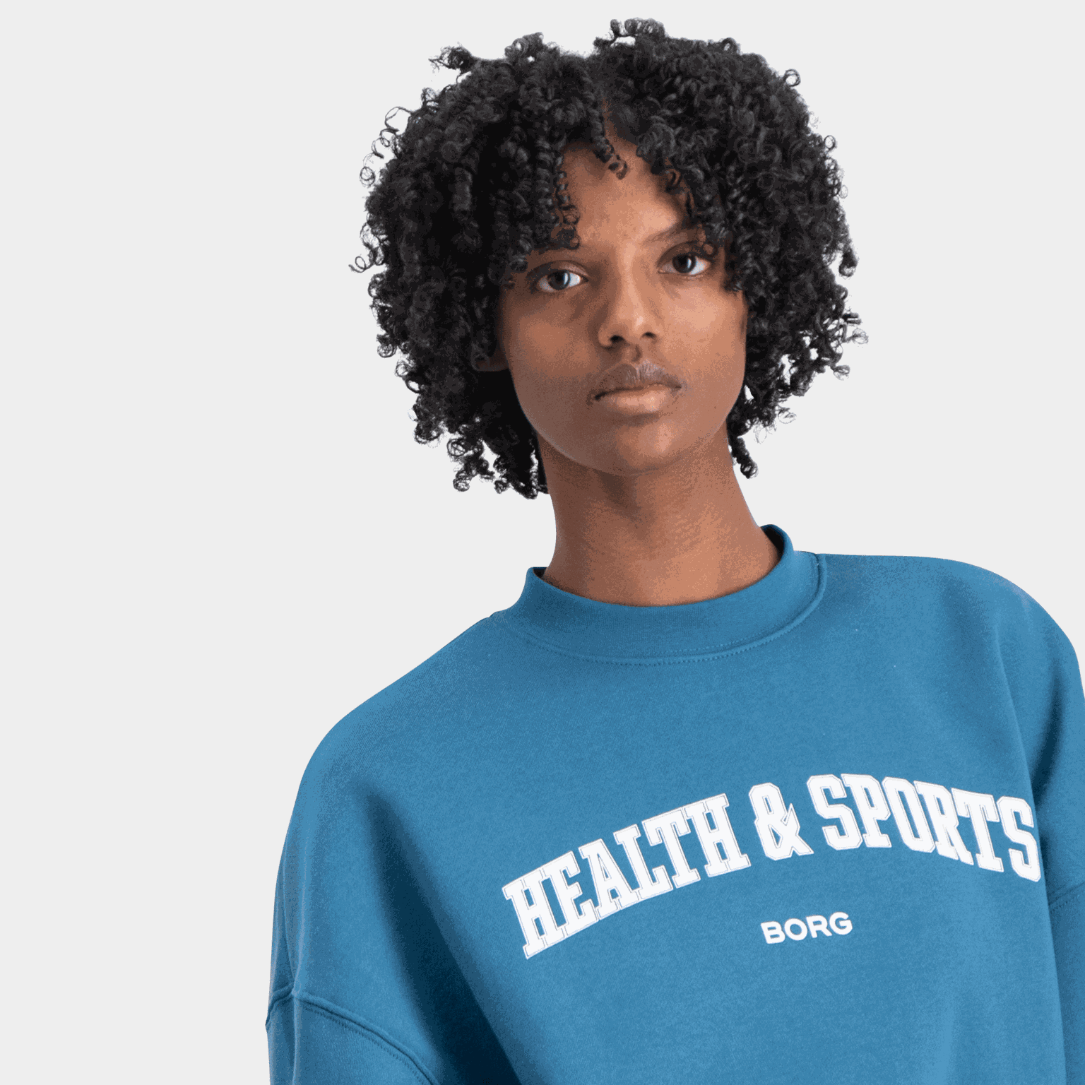 Felpa oversize da donna Studio - Blu