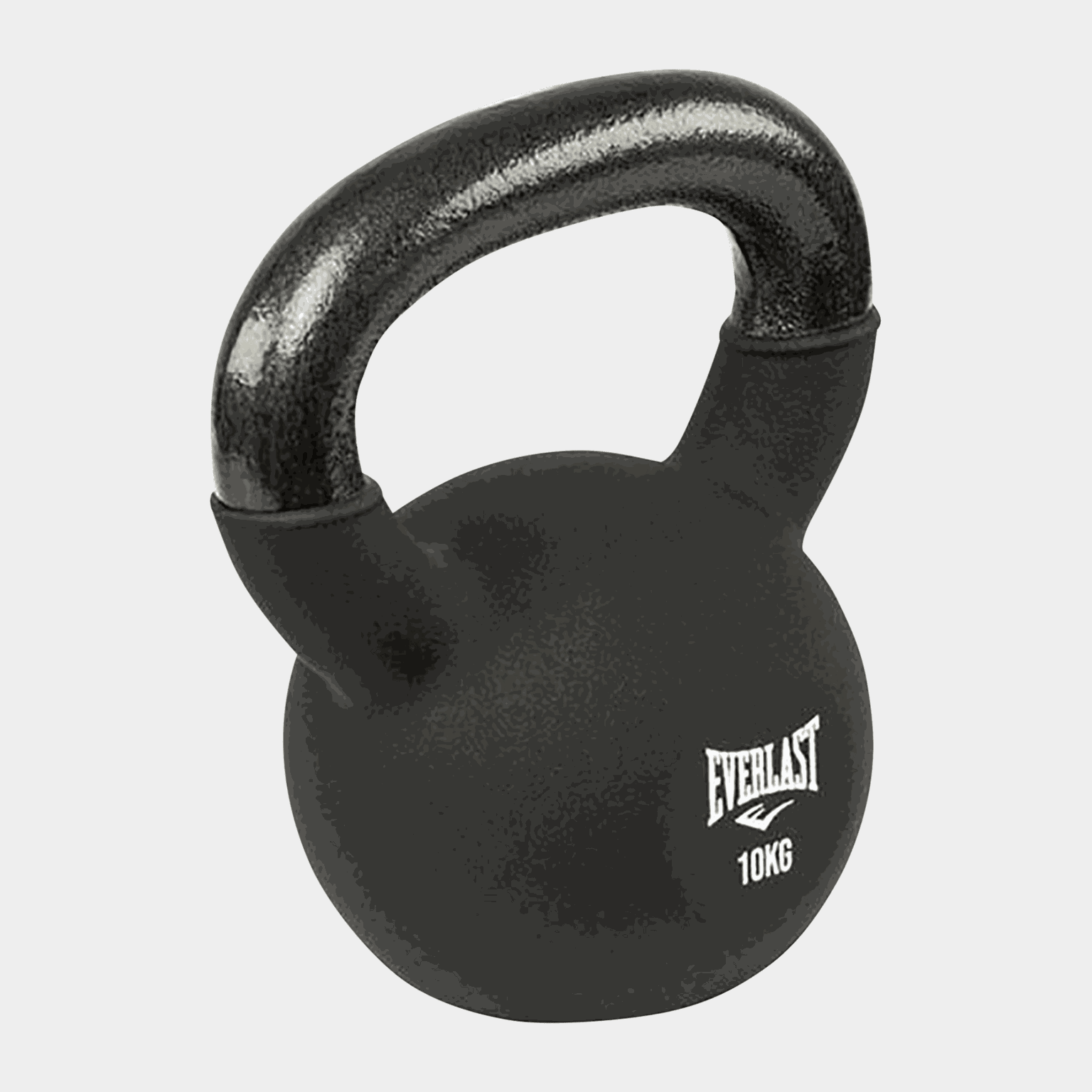 Kettlebell 10 kg, czarny.