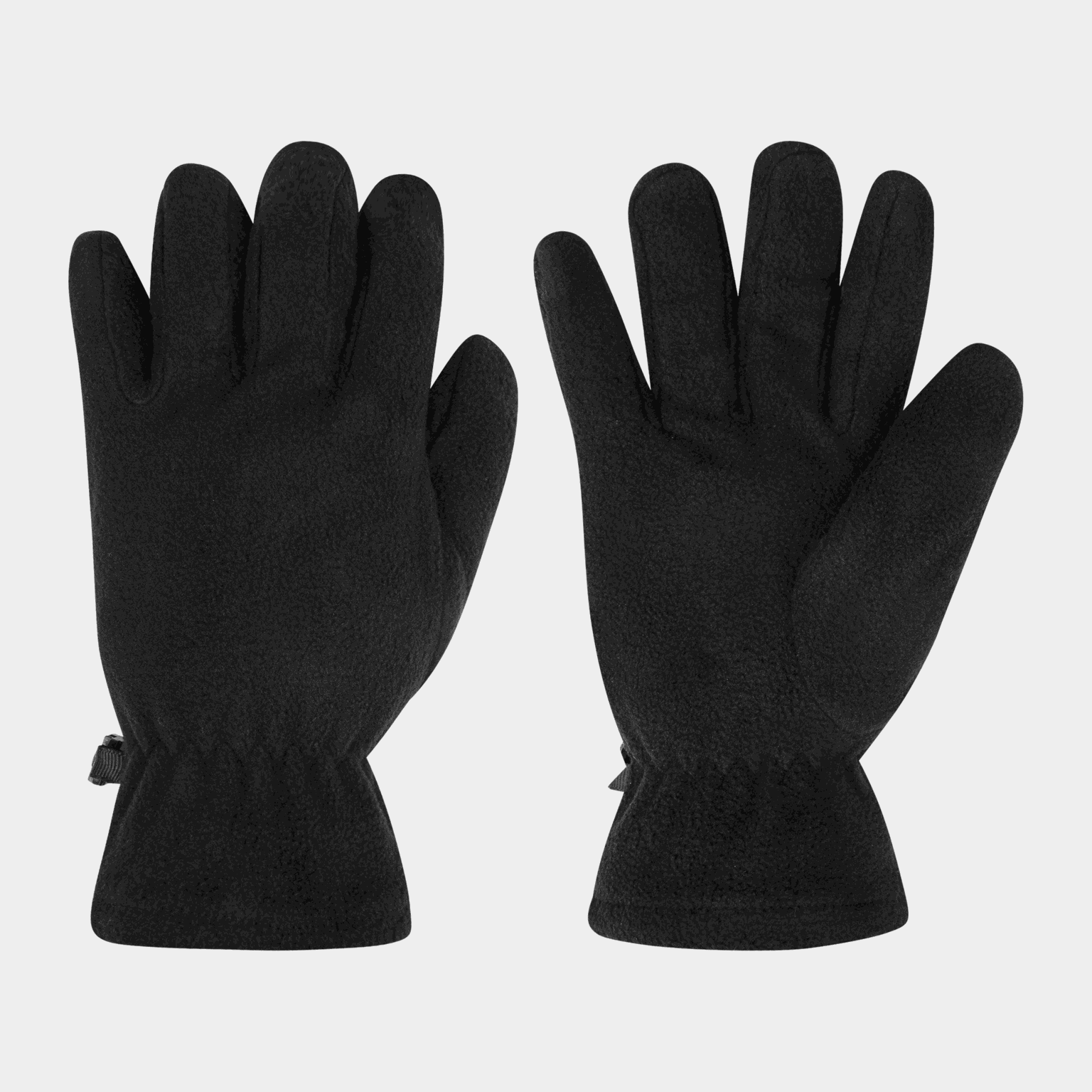  Gants polaires Storenos, unisexes - Noirs