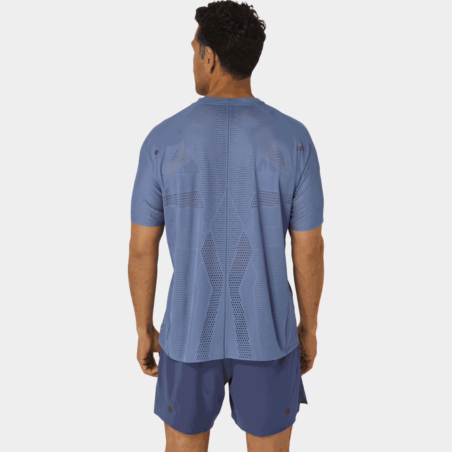  Metarun T-shirt met korte mouwen voor heren – Blauw