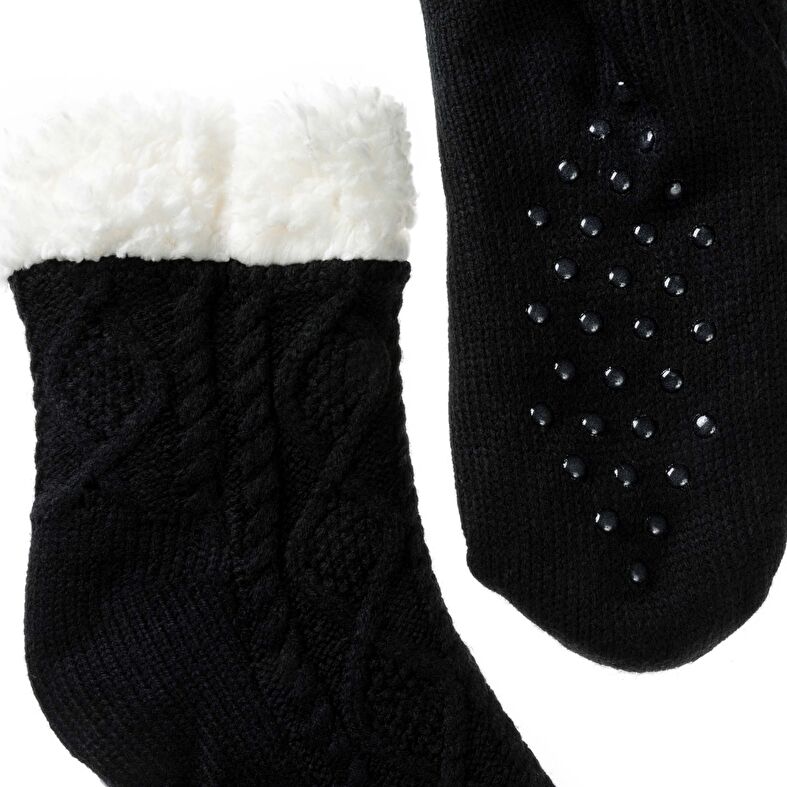 Calcetines y medias negras para mujer