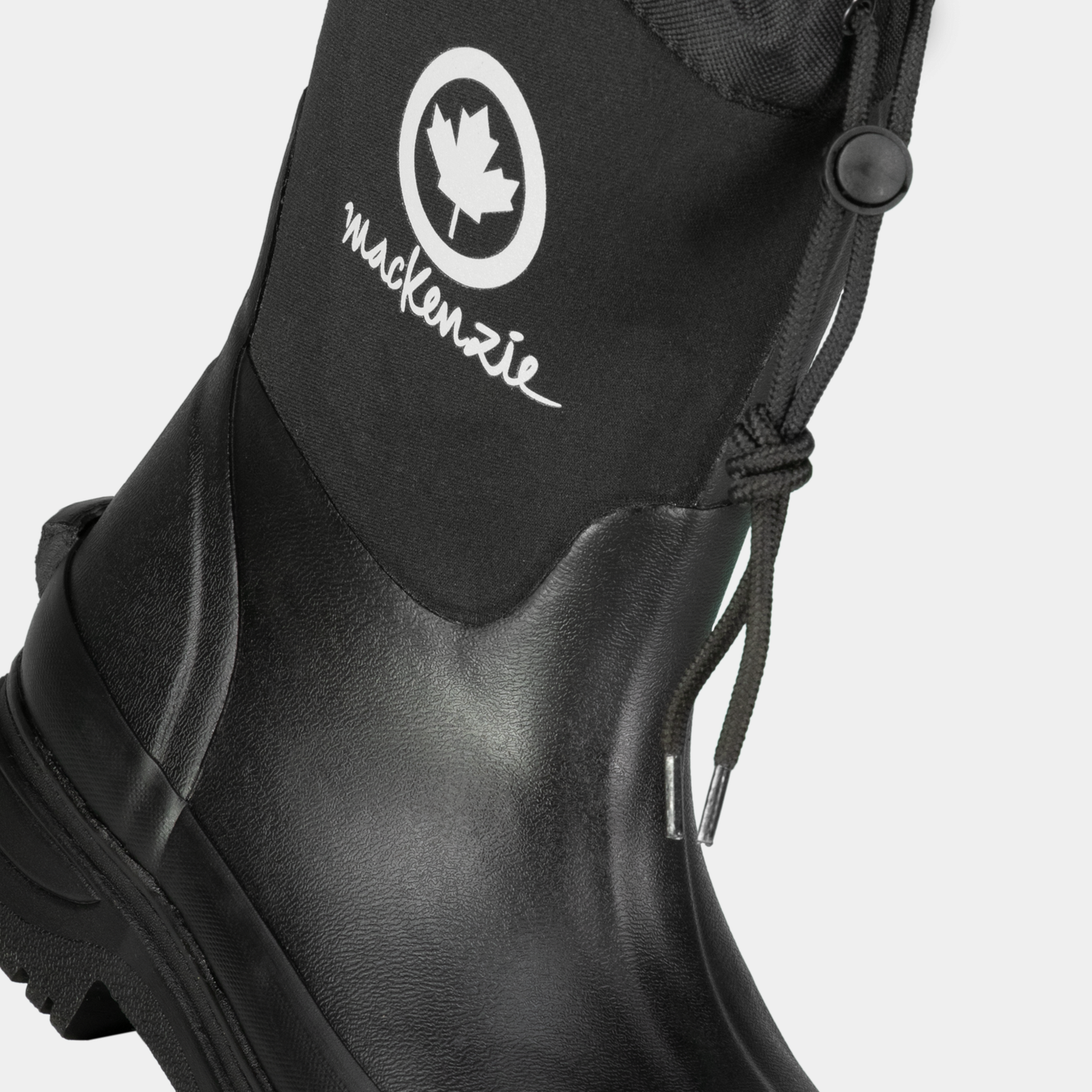  Niskie buty zimowe z neoprenu - czarne