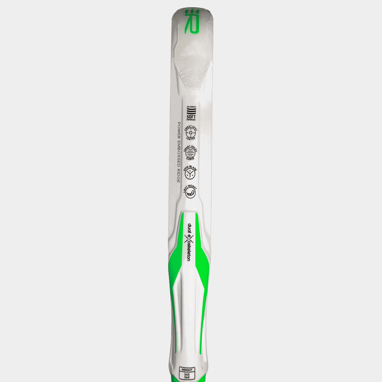 Adipower Light 3.3 padelracket voor gevorderde spelers, unisex - wit