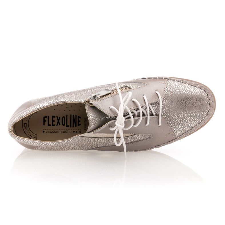 Zapatos cómodos para mujer, color gris.