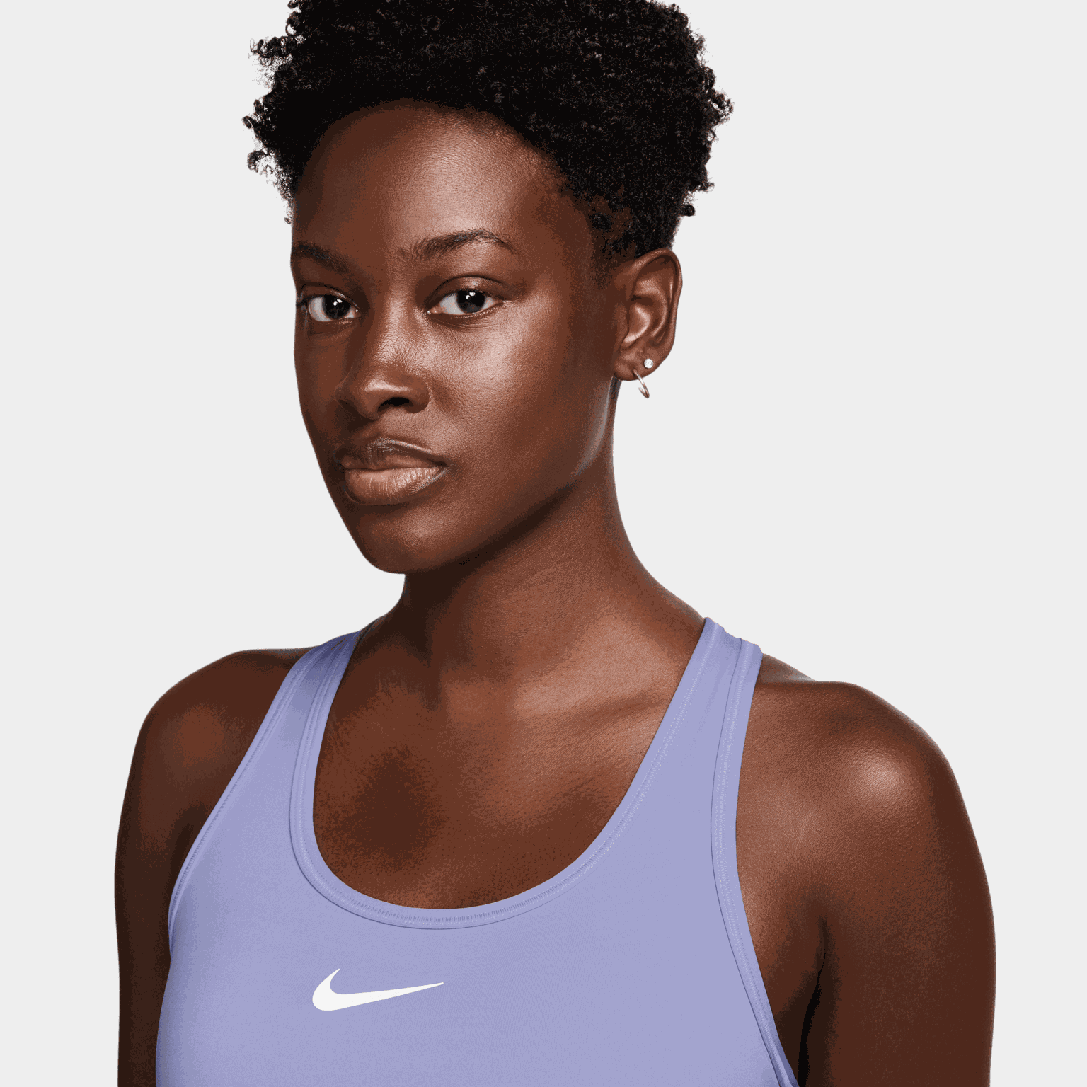 Swoosh Medium Sports Bra, sports-BH, dame - Lilla