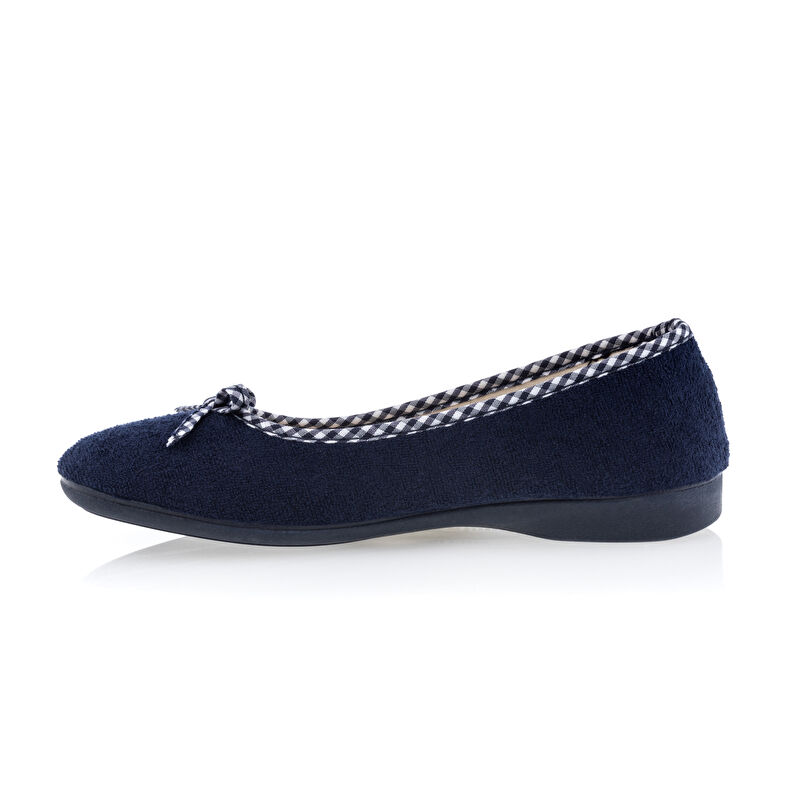 Blaue Damenpantoffeln