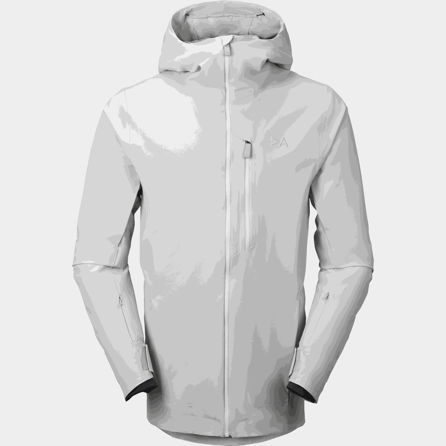 Jaqueta masculina slim-fit stretch, ideal para esqui e snowboard - cinza