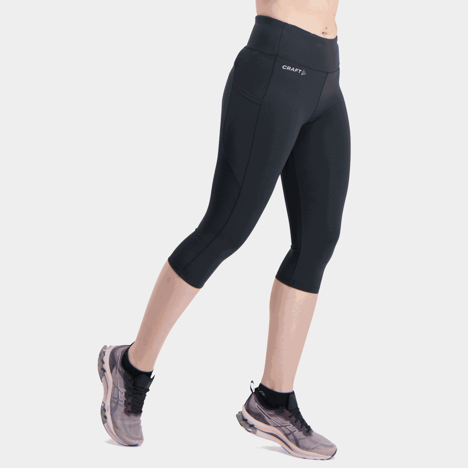 Calça legging esportiva feminina Essence Capri 2 - preta