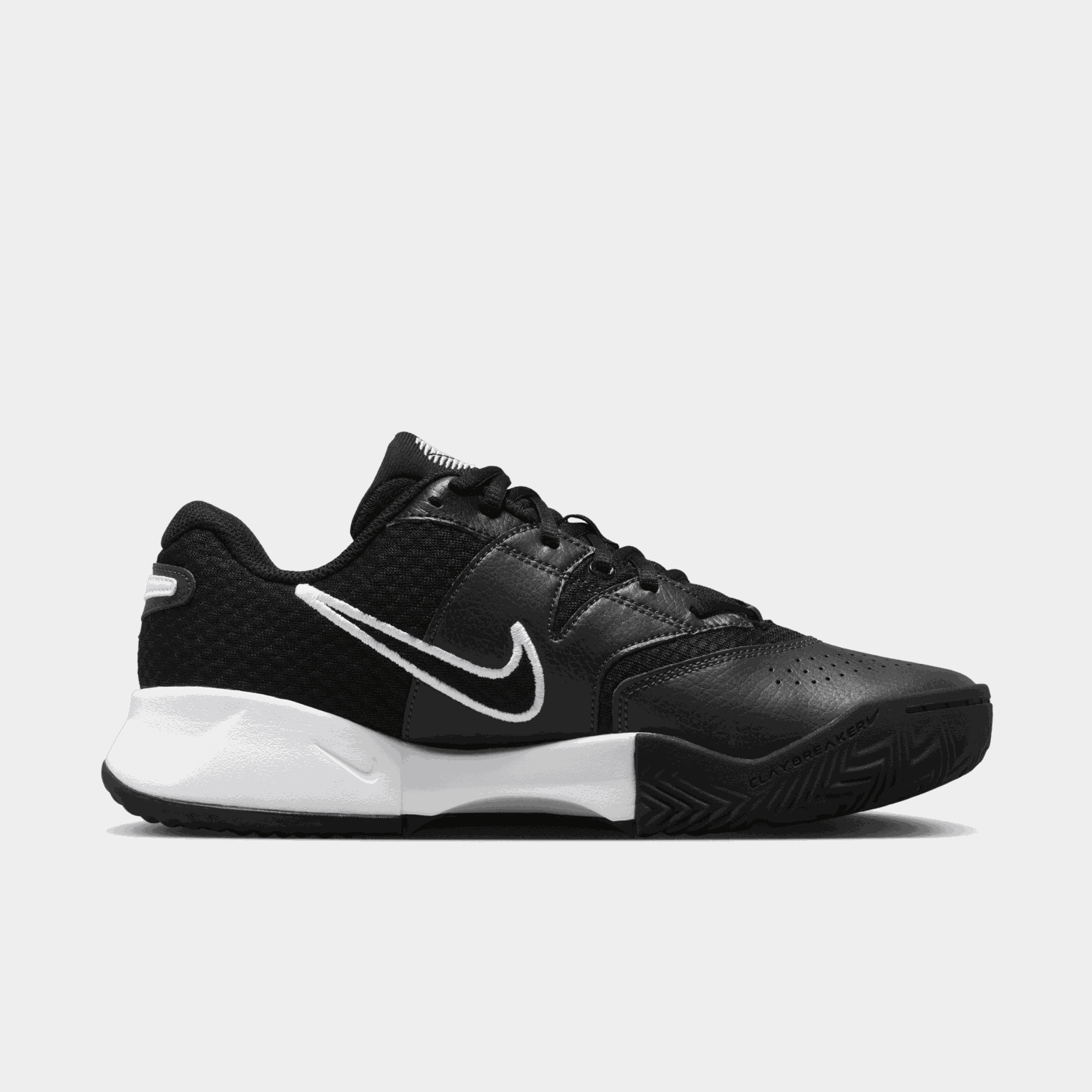 NikeCourt Lite 4 dames tennisschoen voor gravelbanen - zwart