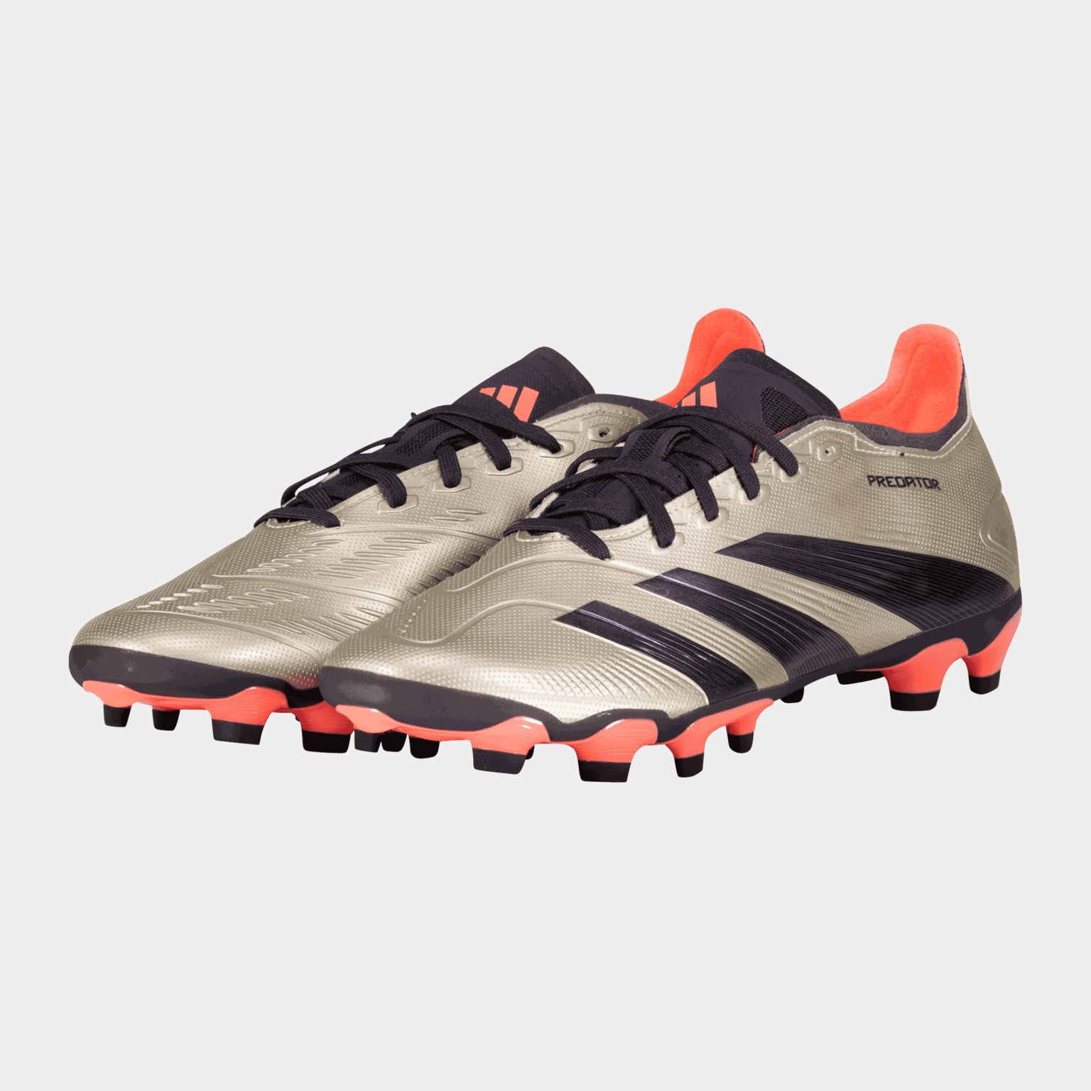 Buty piłkarskie Predator League MG Q4 24 unisex na trawę naturalną i sztuczną – srebrne