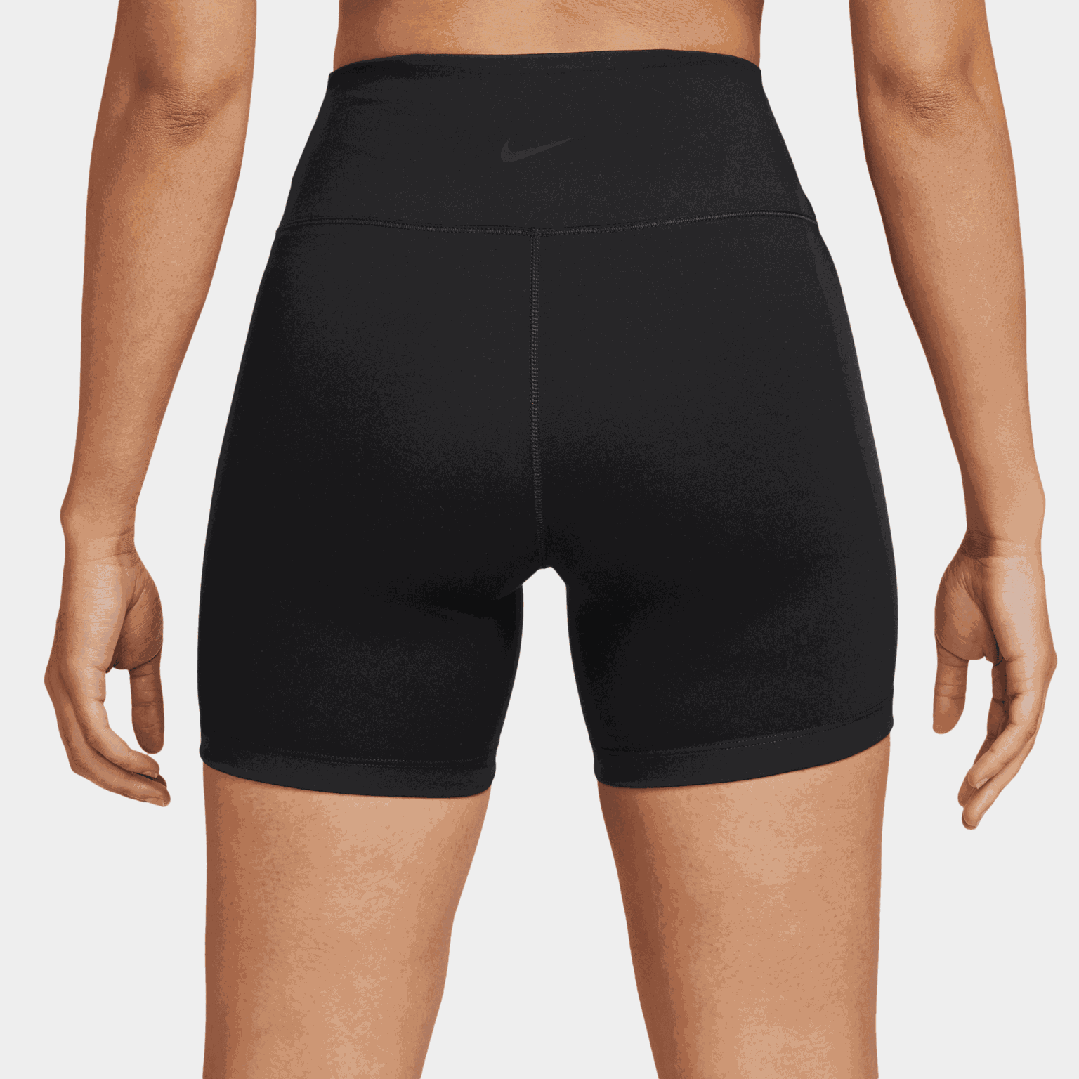  Shorts de treino femininos Dri-FIT One de cintura alta, 13 cm - Preto