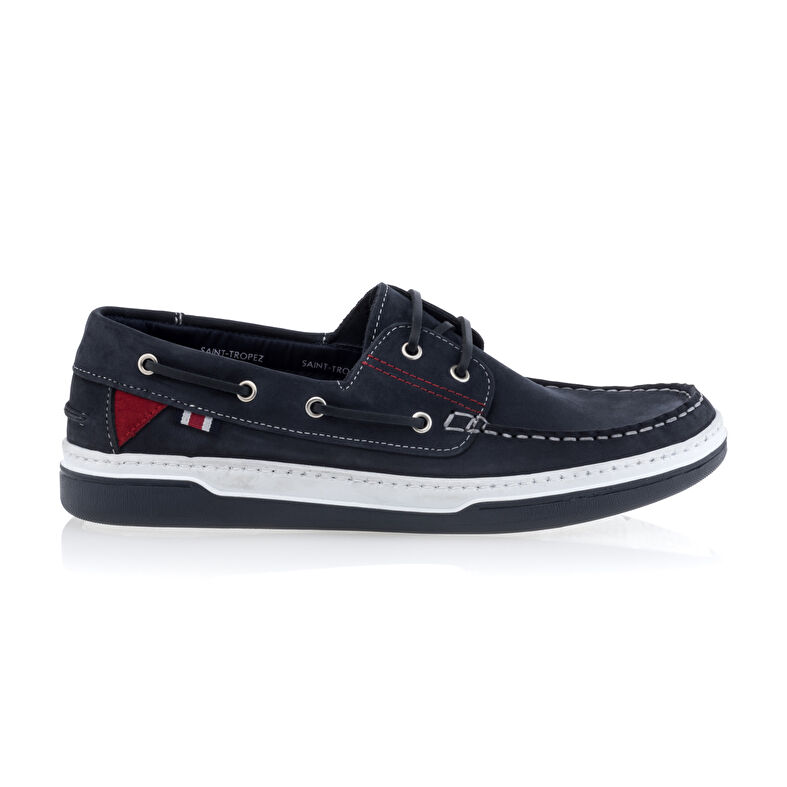 Mocasines/zapatos náuticos azules para hombre