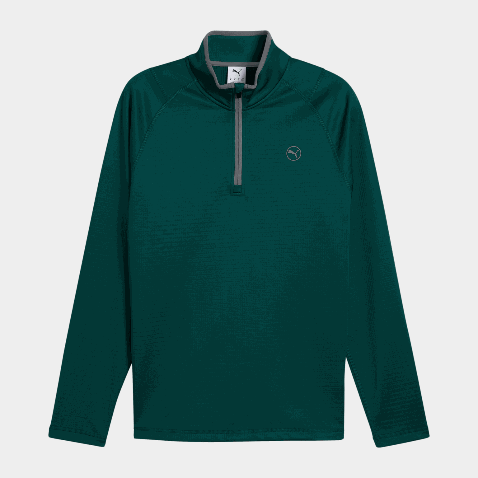  Maglione da golf da uomo in pile waffle con cerniera a 1/4