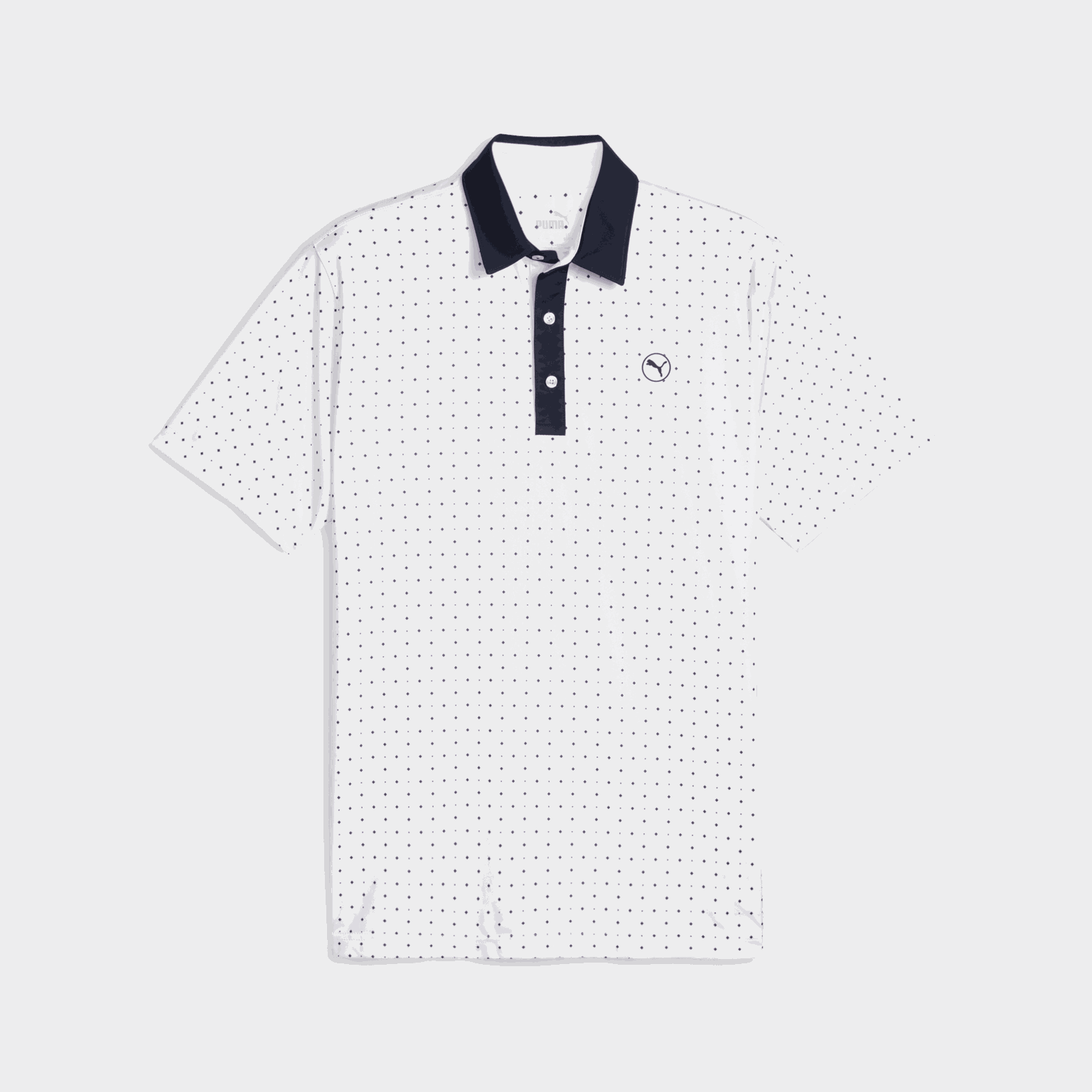  Pánské polo tričko Pure Geo, golfové polo tričko - bílé