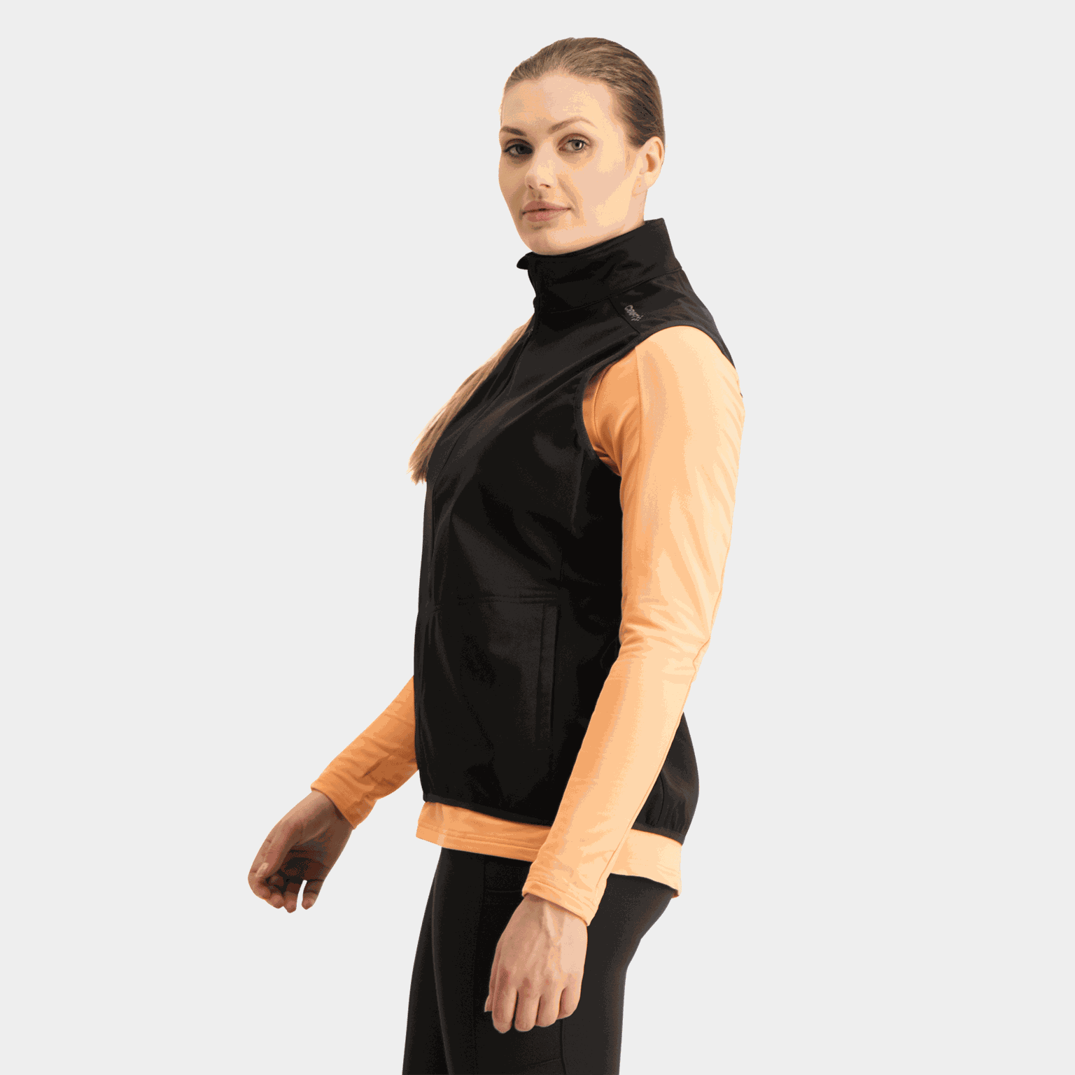 Colete térmico feminino Craft 24/25 - preto