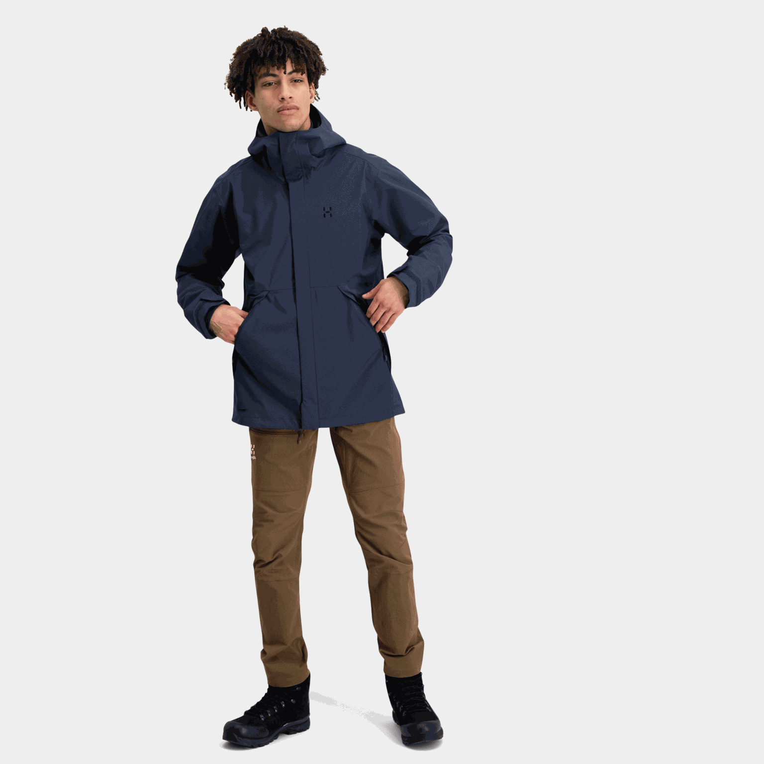  Pantaloni da trekking da uomo Zircon Slim - Marrone