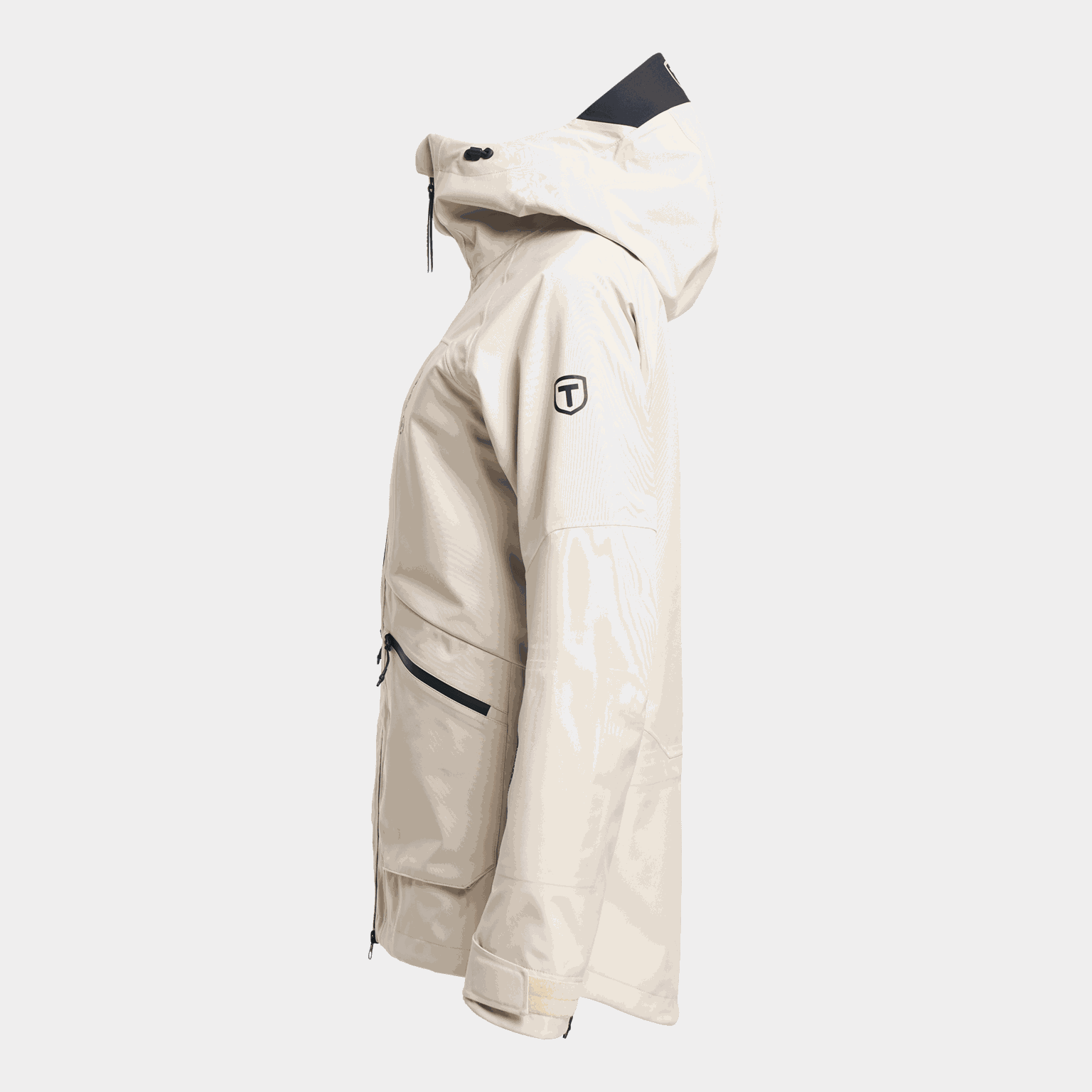 Alpine Jacket Teton Shell 24/25, ski- og snowboardjakke, dame - Brun