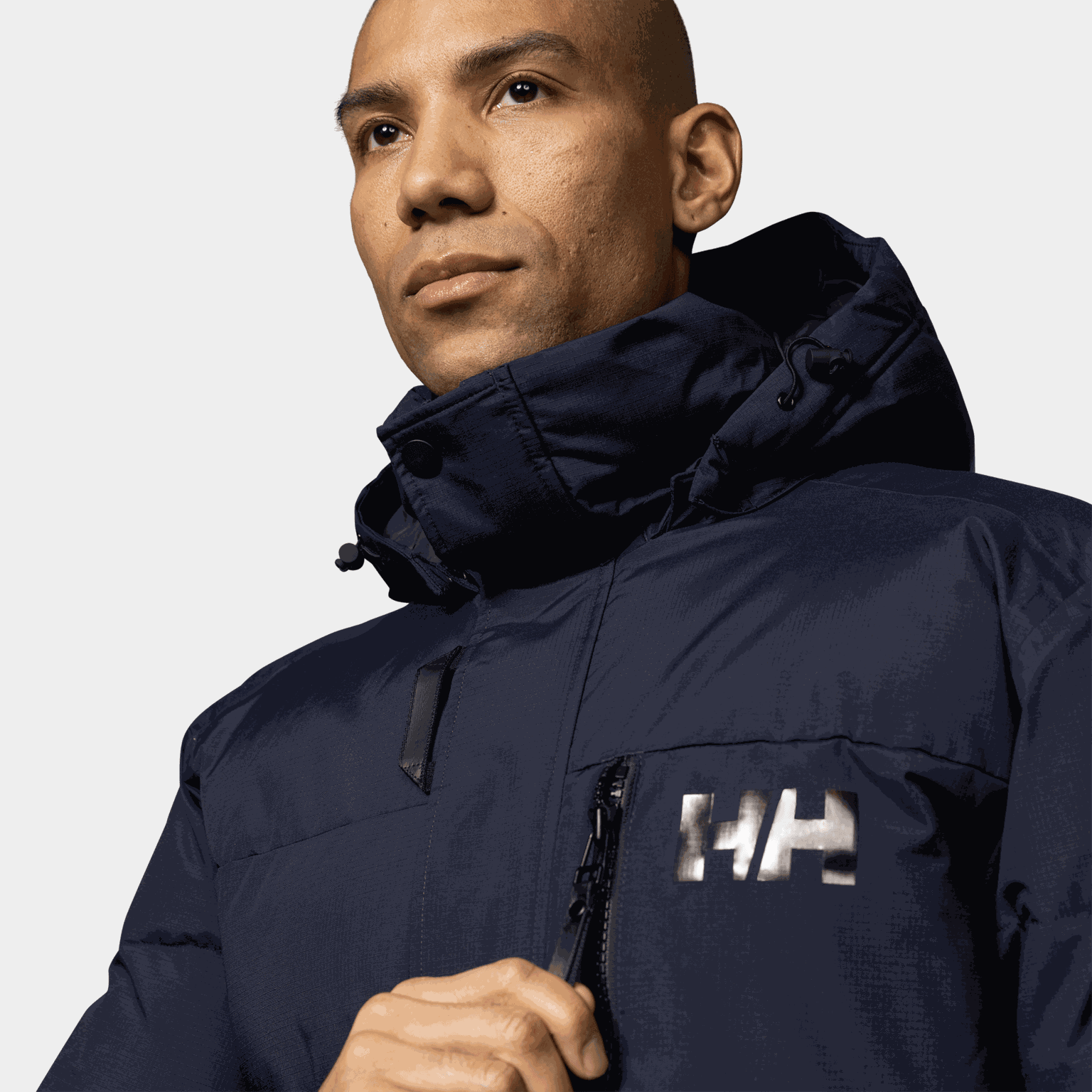  Tromsøe jas, heren winterparka - donkerblauw