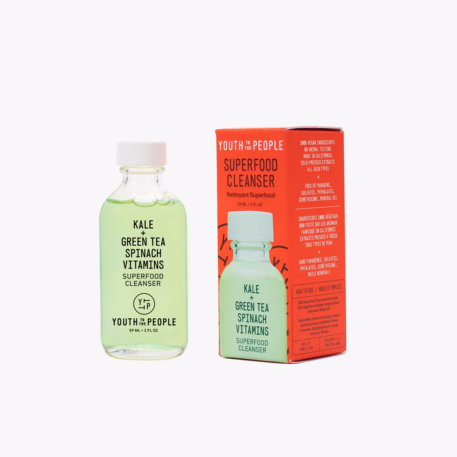 Superfood Cleanser – Gel de curățare facială Superfood, format de călătorie