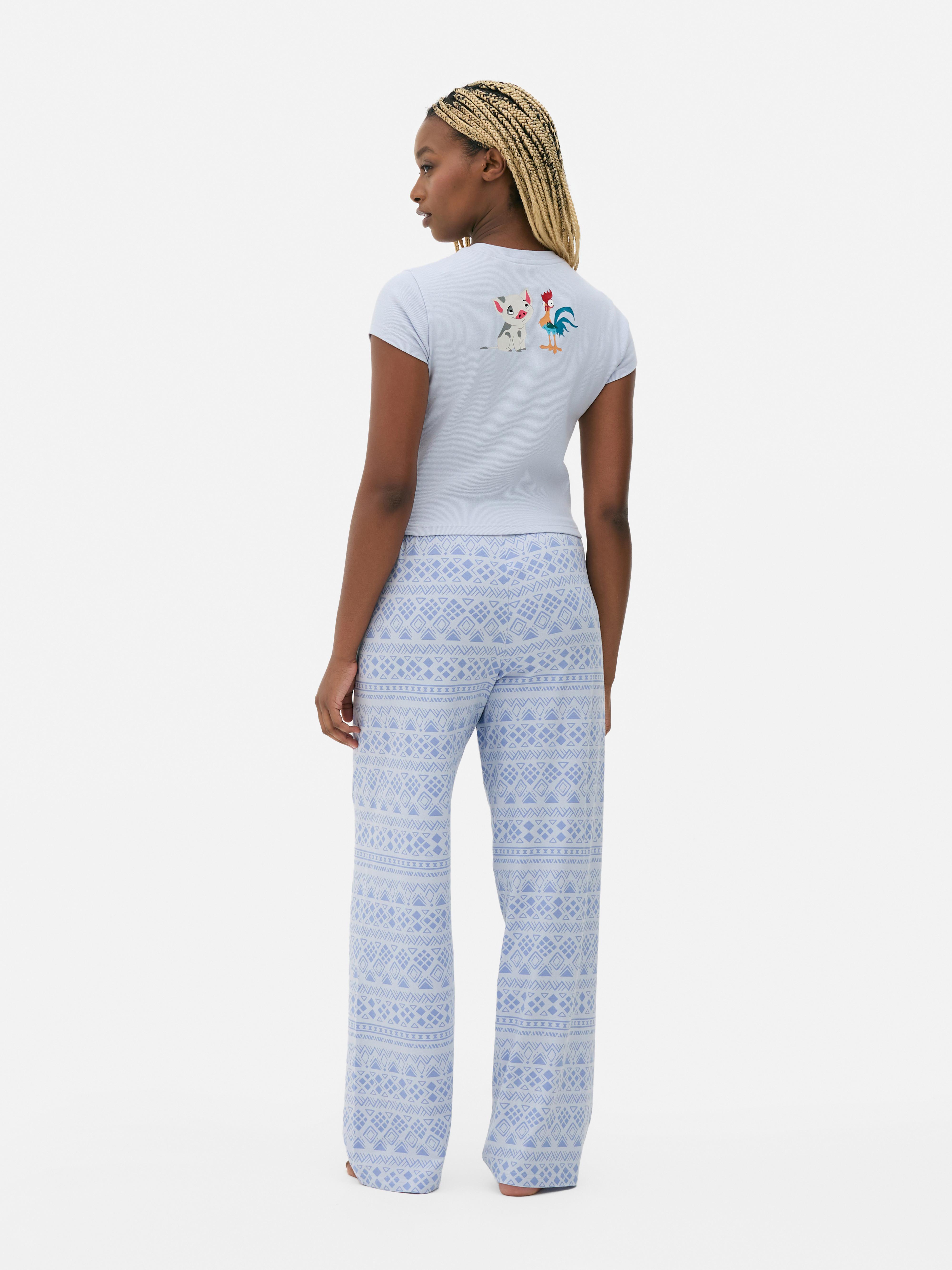 Pijamale Disney Moana Pijamale Disney cu tricou cu mânecă scurtă și pantaloni lungi de pijama
