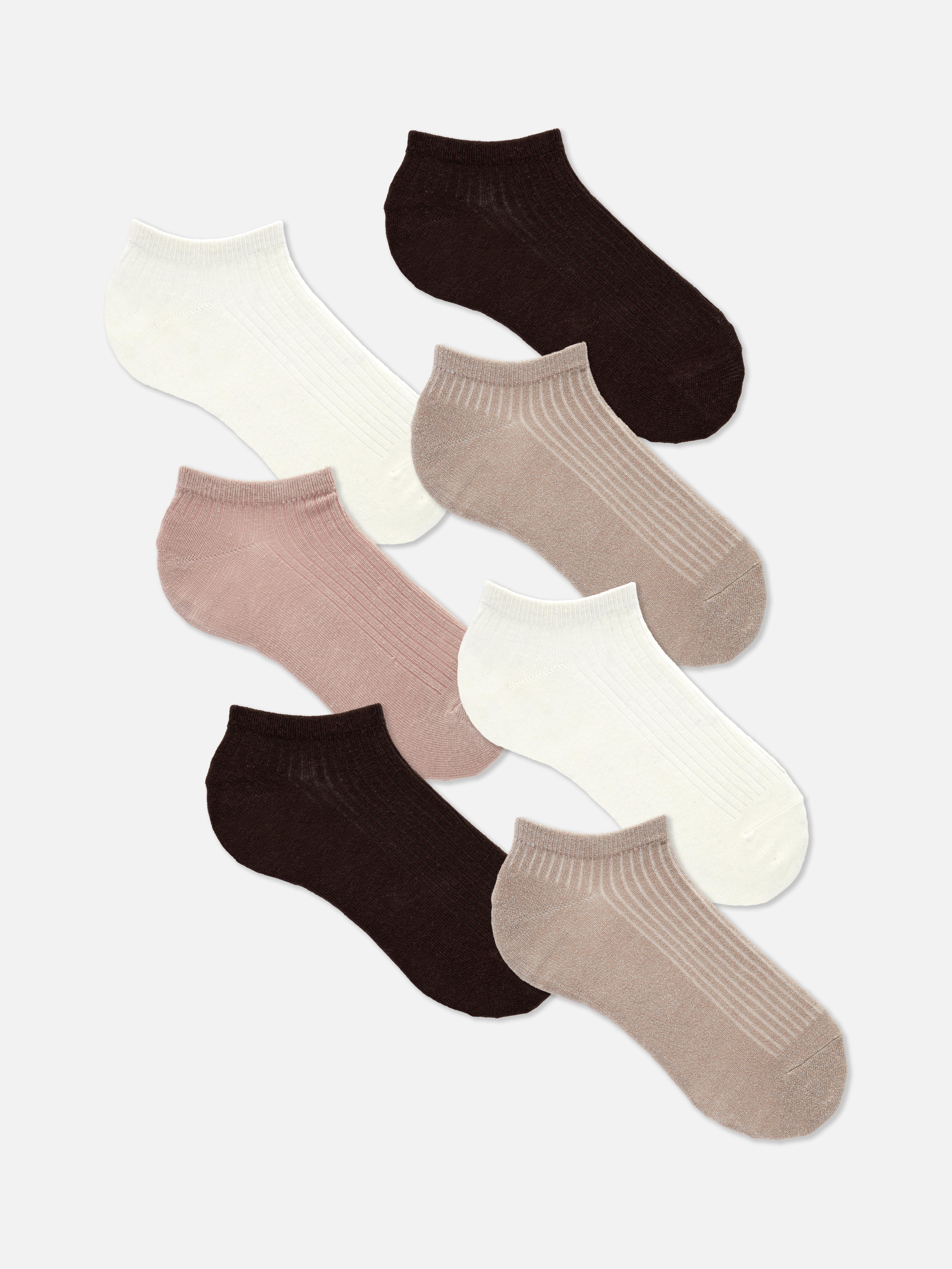 Sneaker-Socken, 7 Paar Füllen Sie Ihre Sockenschublade mit diesem Multipack Knöchelsocken in aufeinander abgestimmten Farben auf!