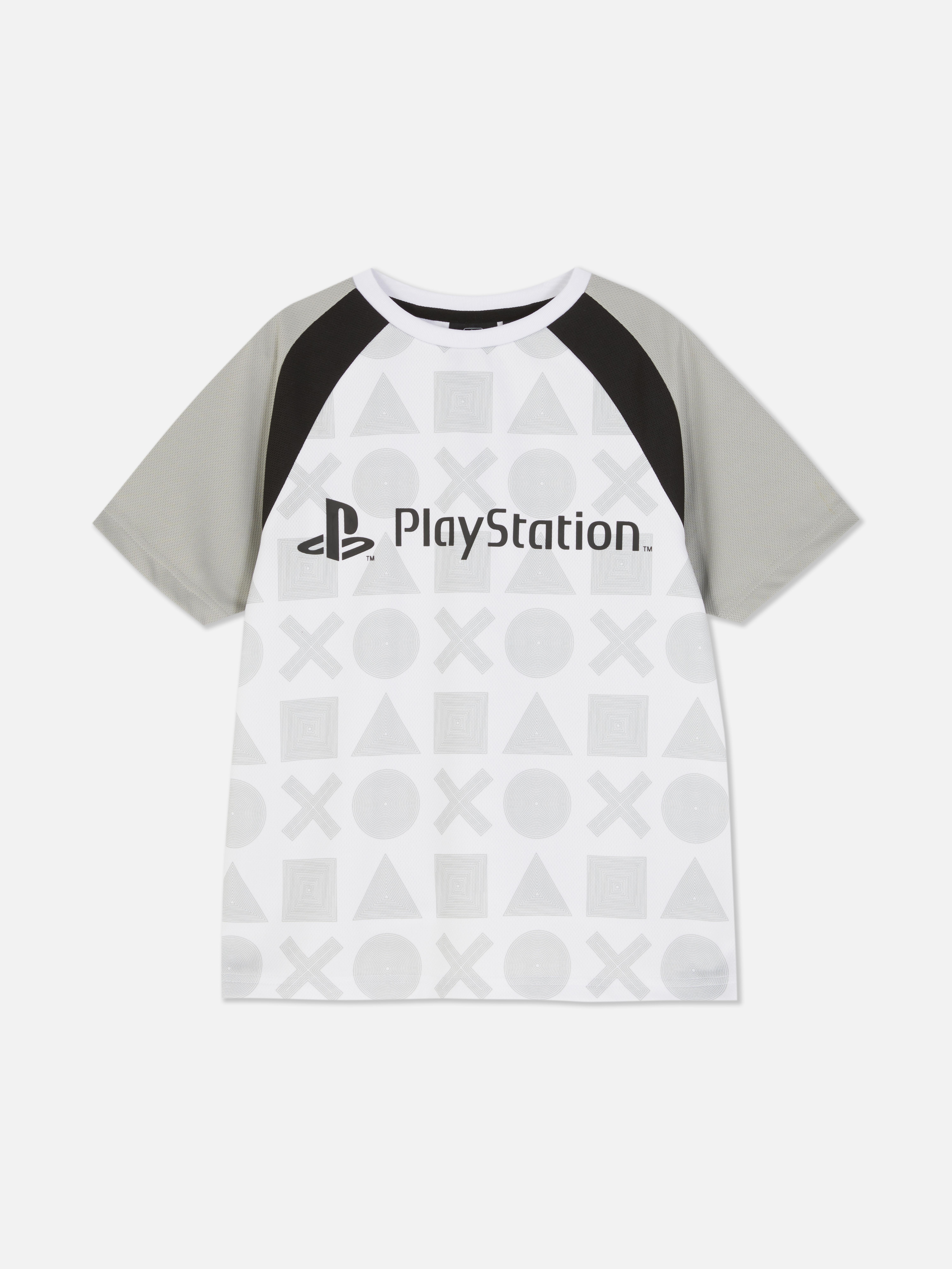 Tricou cu imprimeu PlayStation Un tricou cu mânecă scurtă cu un imprimeu integral cu simboluri PlayStation