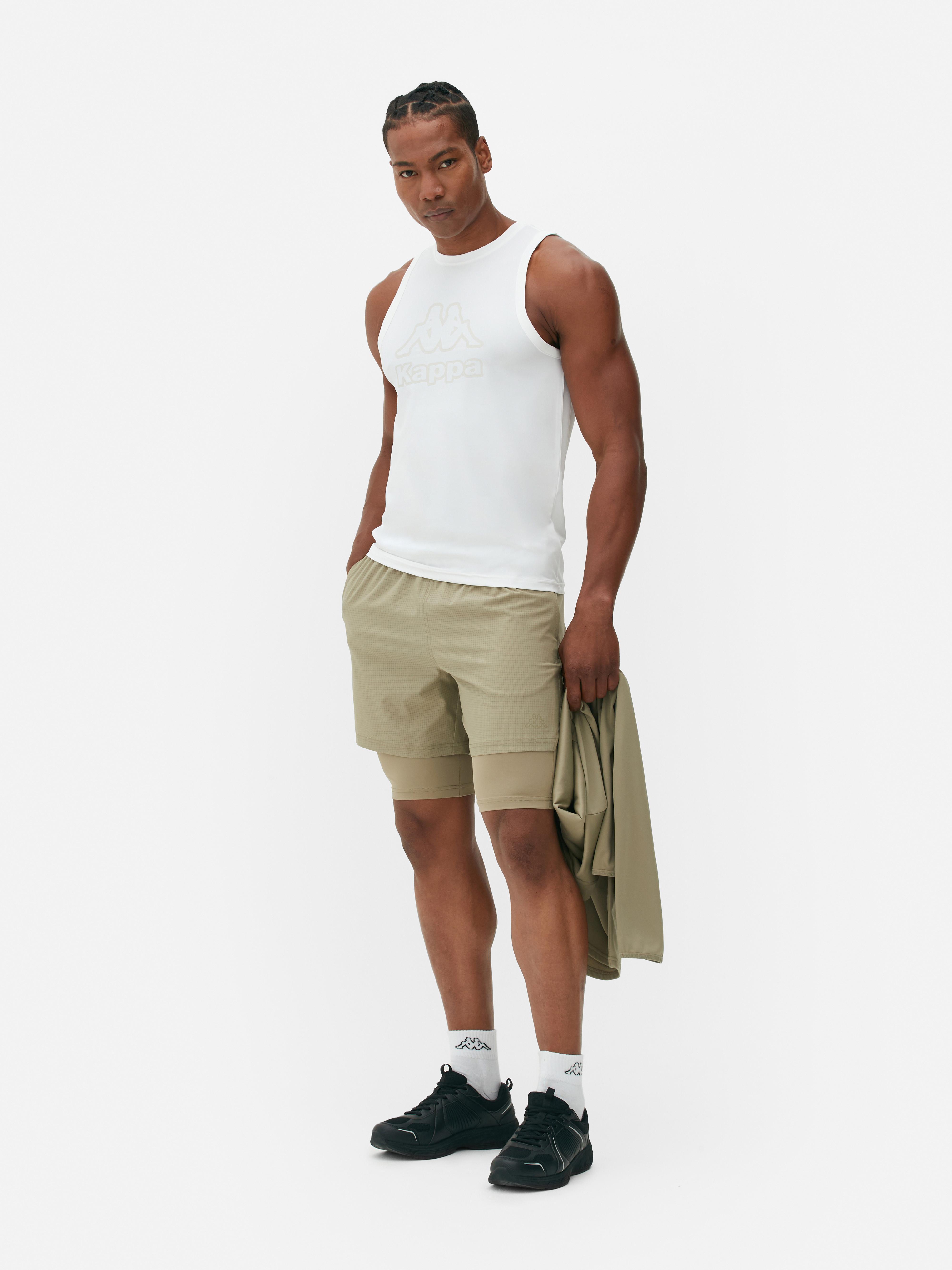 Kappa x Primark Tank Top Klasszikus ujjatlan trikó, elöl nagy Kappa logóval.