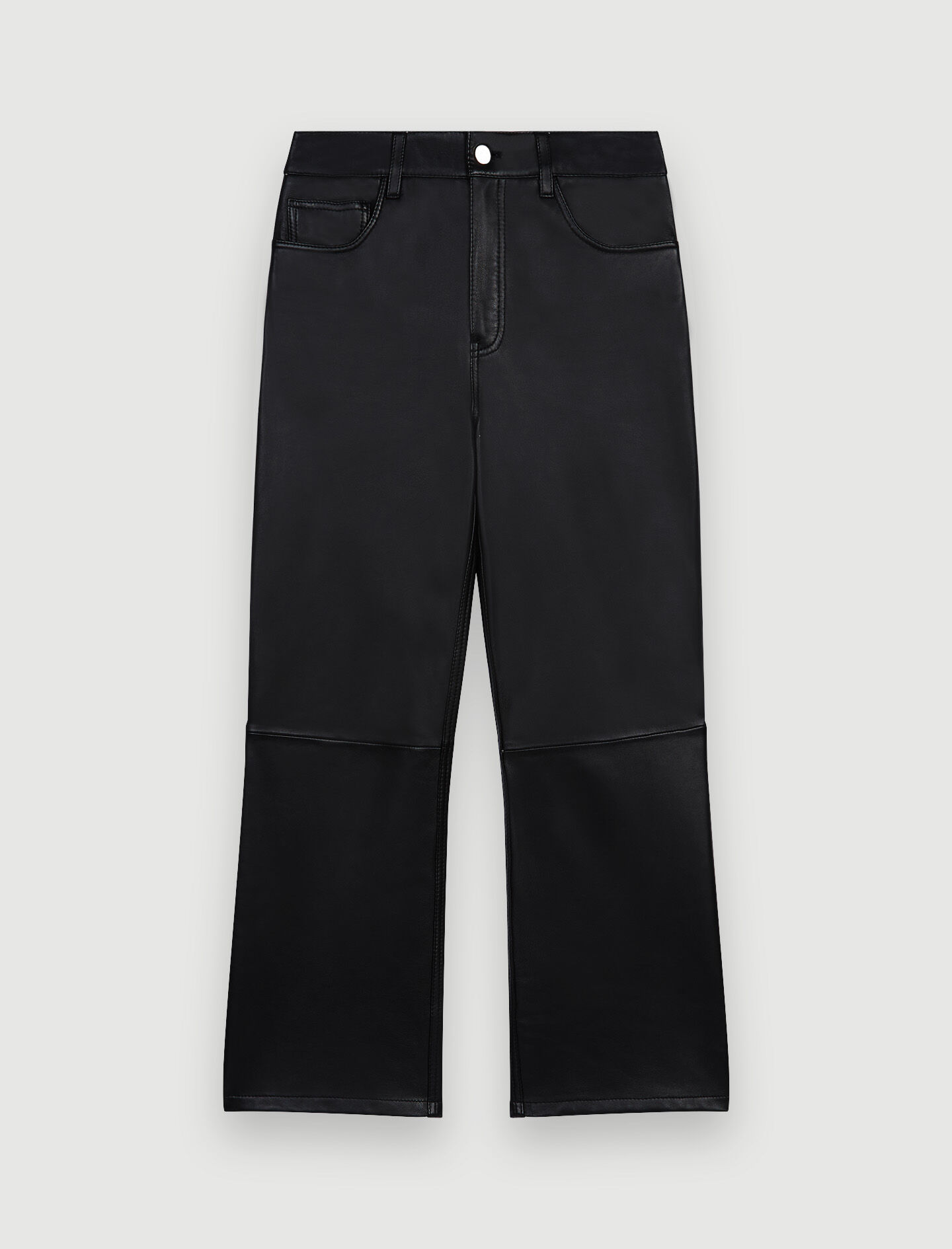 Pantaloni din piele - Negri
