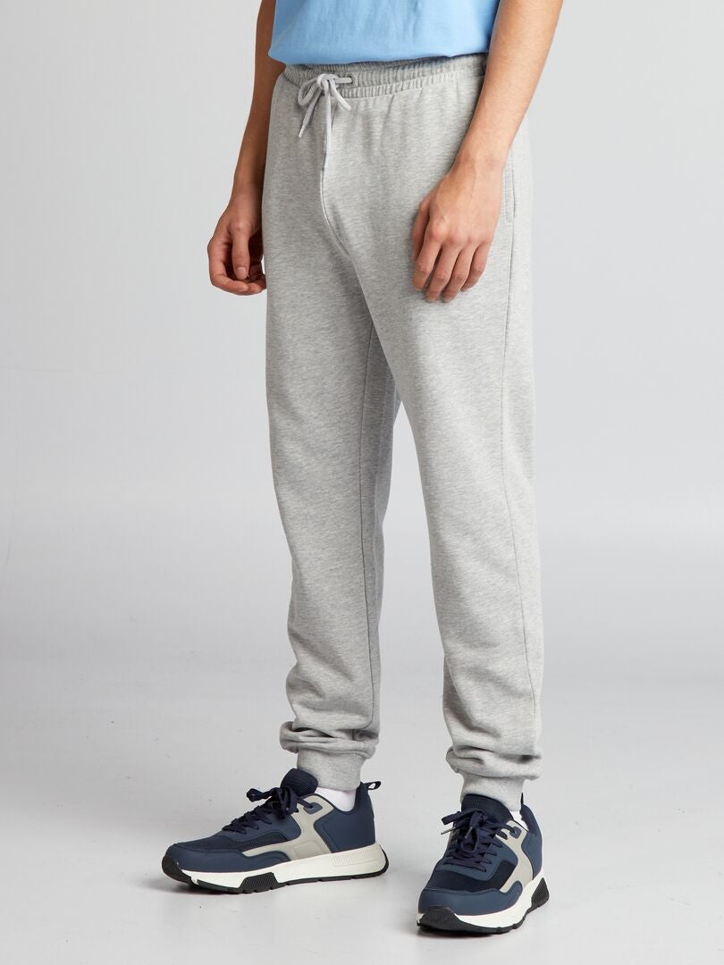 Fleece joggingbroek - GRIJS