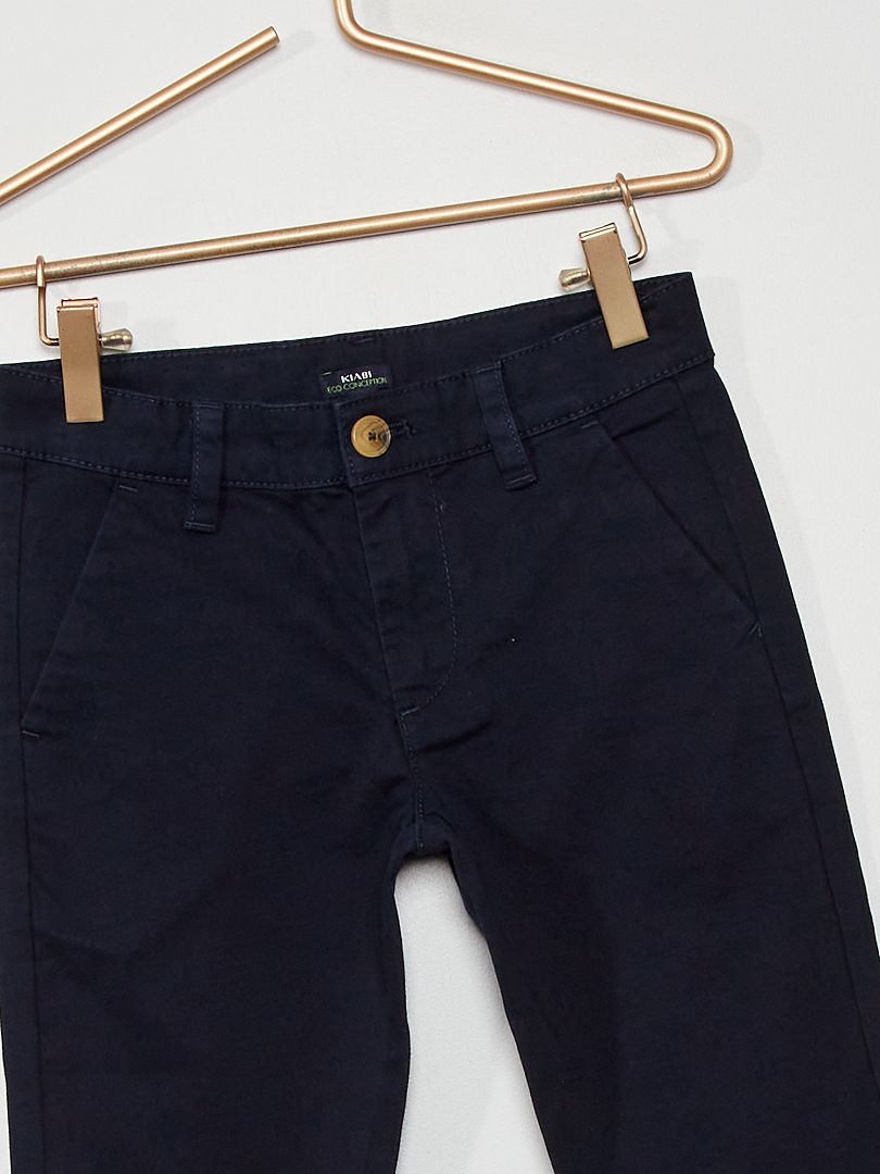 Calça chino - azul