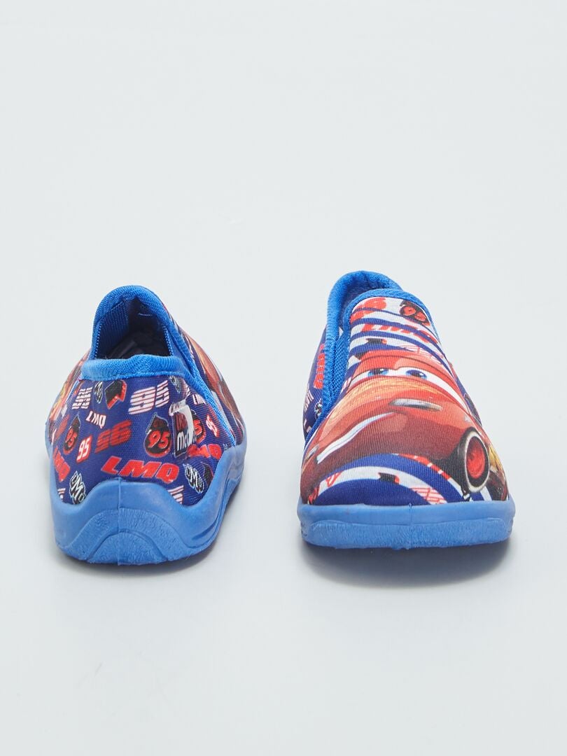 Pantufas 'Carros' - AZUL