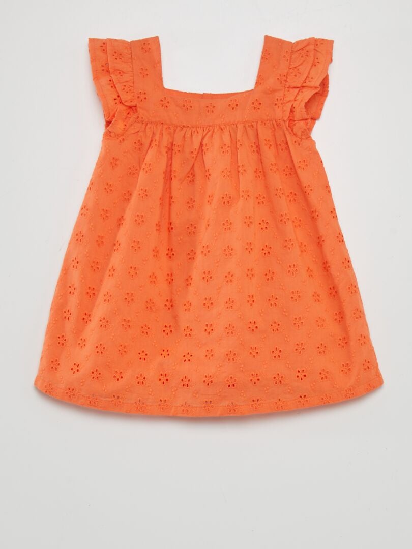 Vestido com costura inglesa - ROSA
