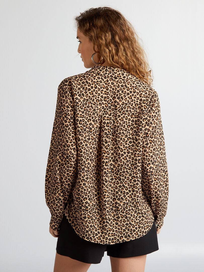 Camisa suave - BEIGE
