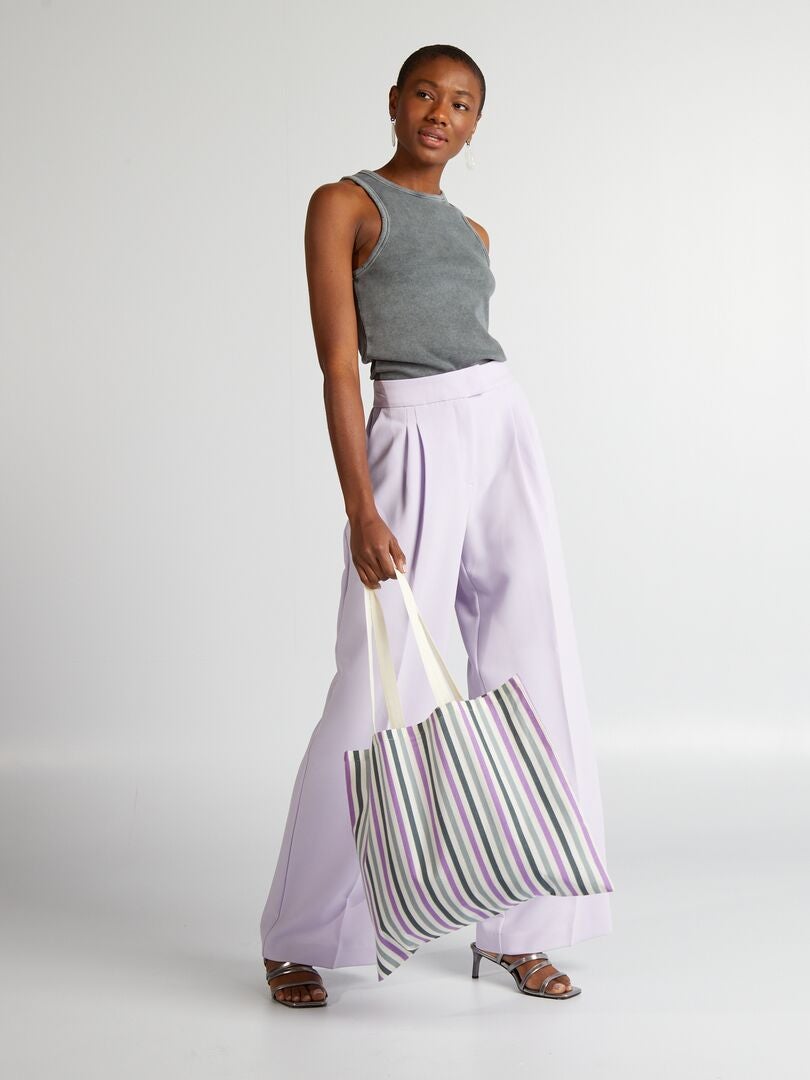 Tanktop met vintage-look - GRIJS