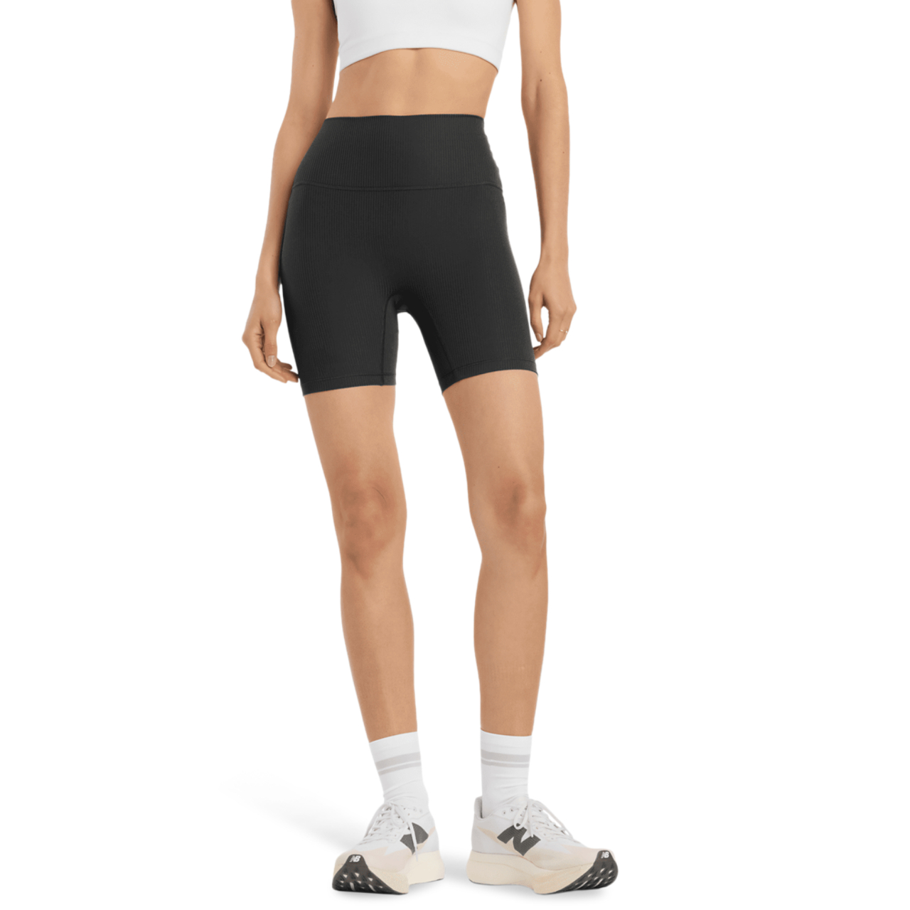 New Balance Ribbed High Rise -shortsit