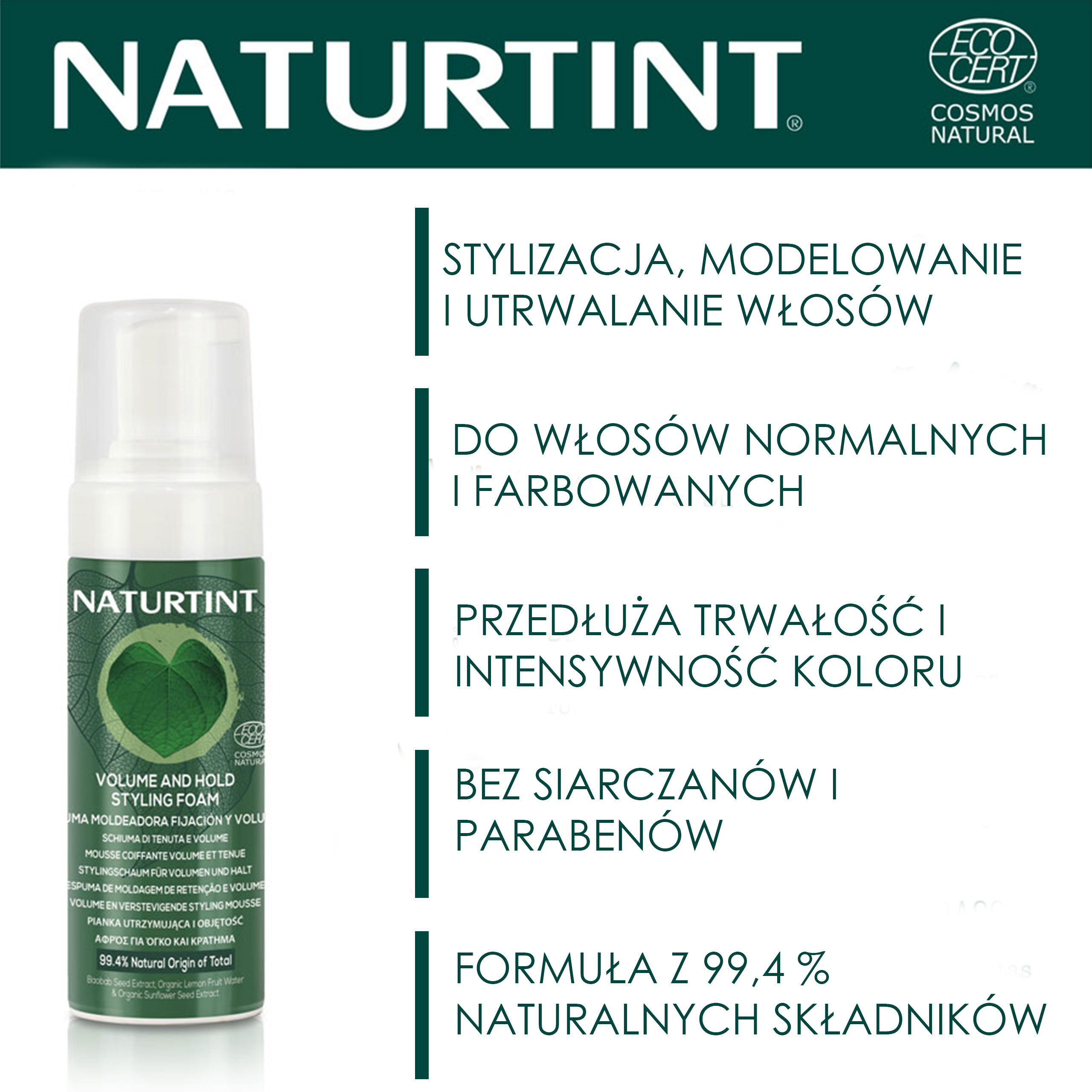 Naturtint Volumen og hold