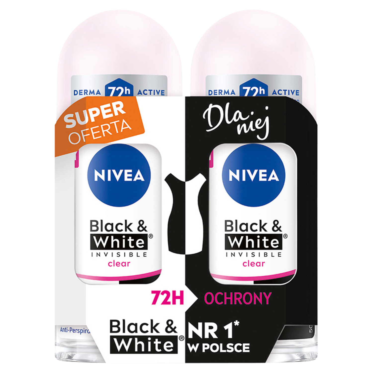 Nivea Trasparente Bianco e Nero