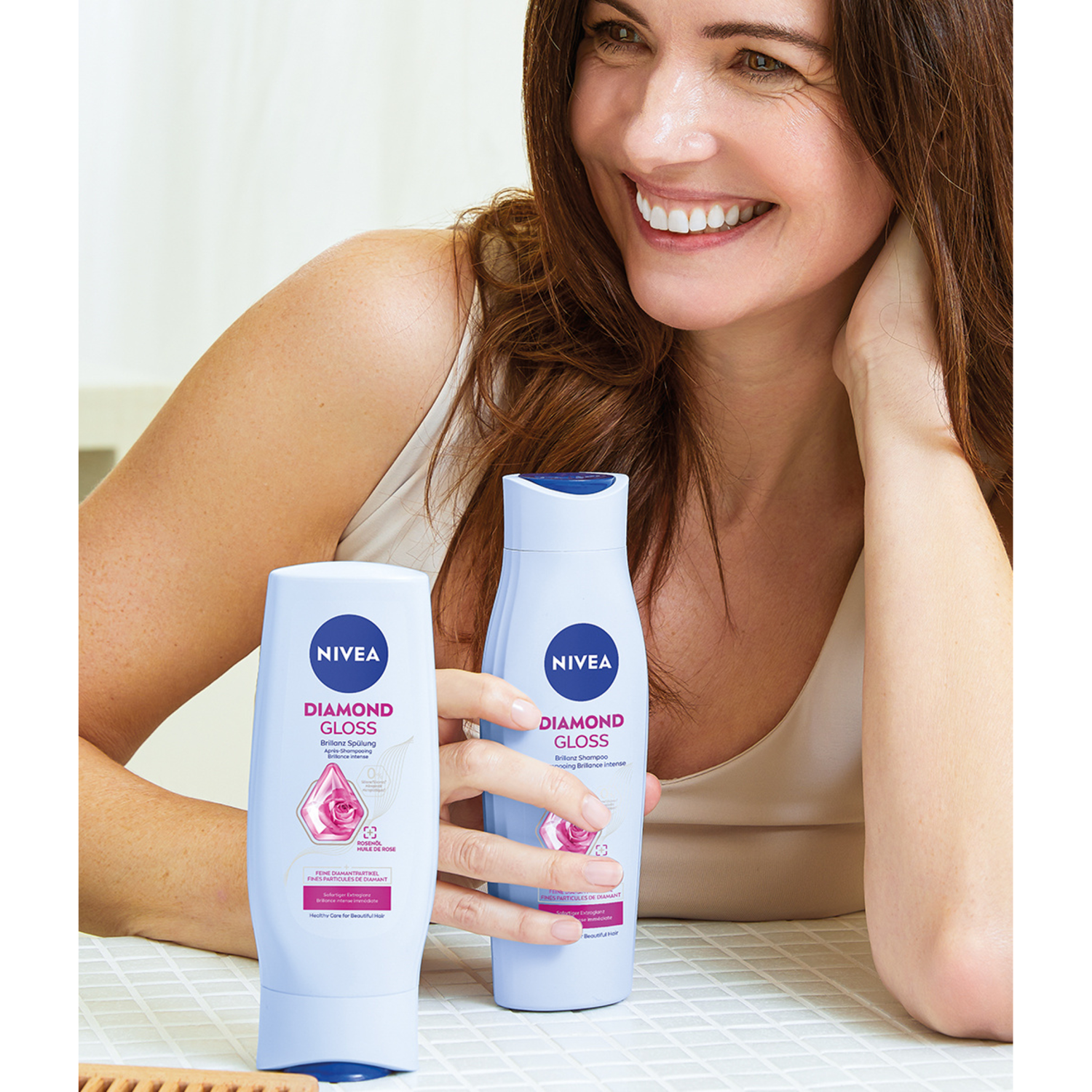 Nivea hårbalsam 200 ml Diamond Shine