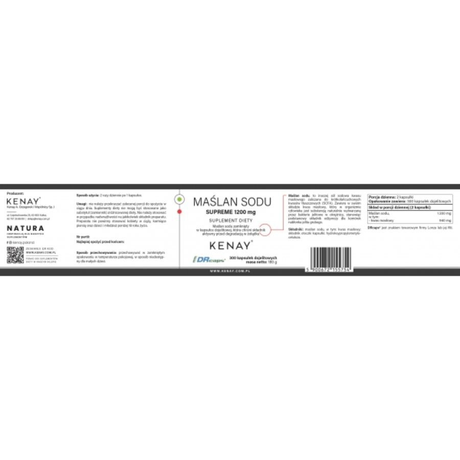 Kenay Supreme butirrato di sodio 1200 mg
