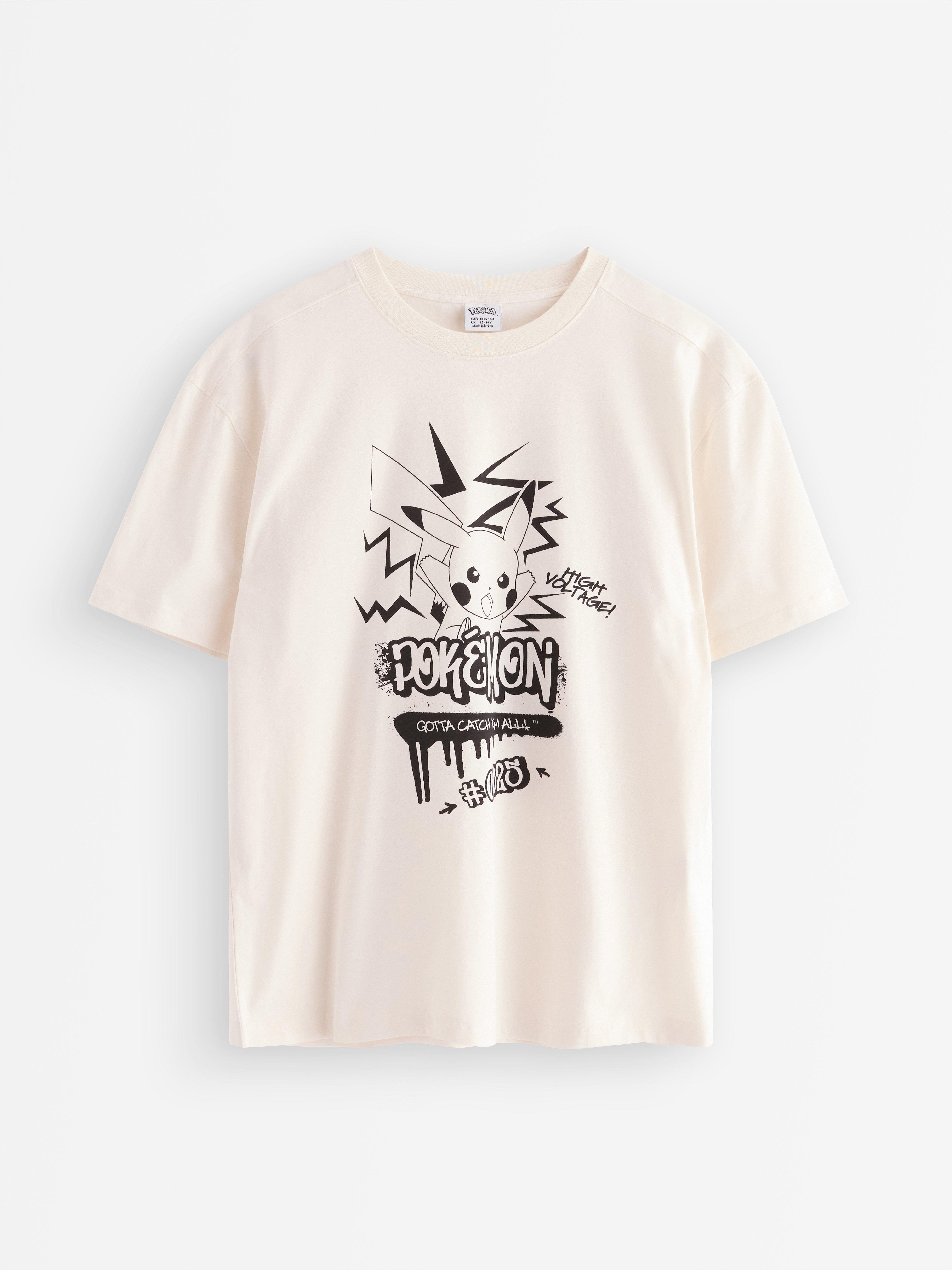 Camiseta Pokémon Off White