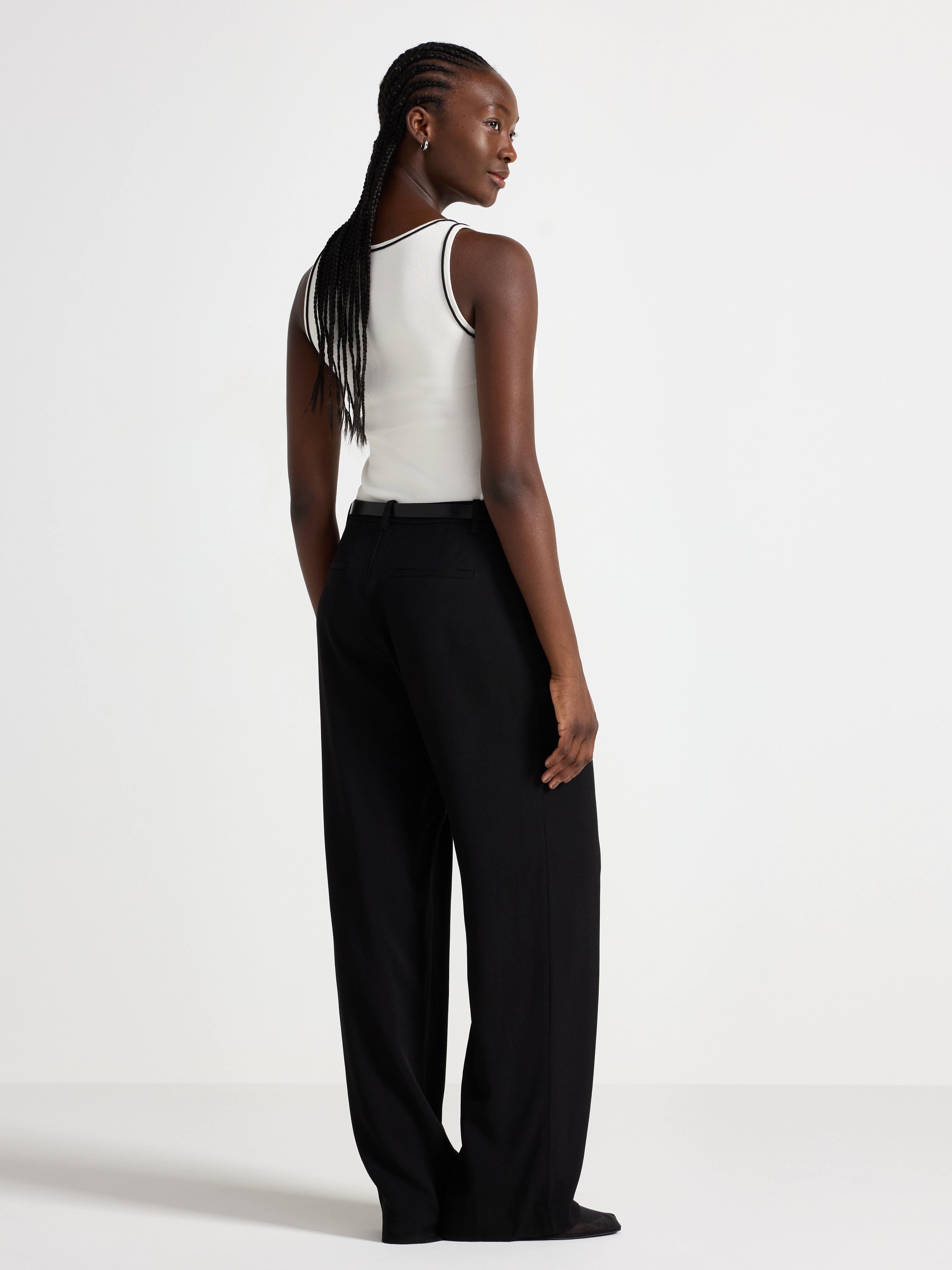 Pantalon droit noir