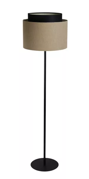 Lampa stojąca ASU I beżowa/czarna